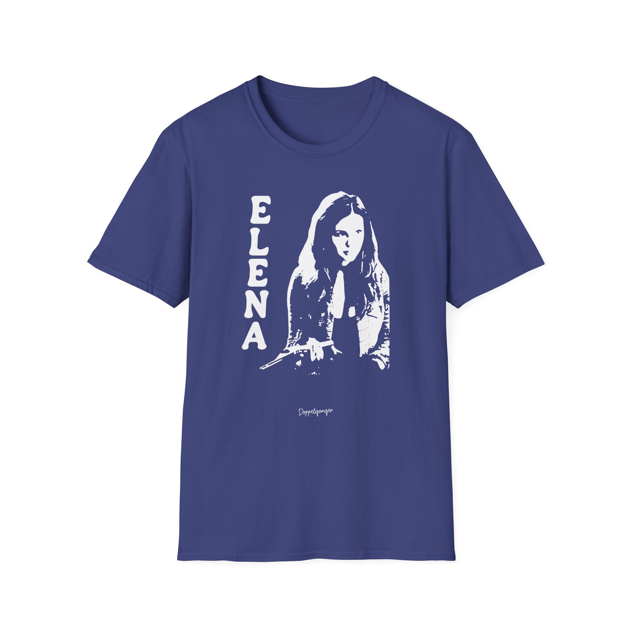 Nina Dobrev Reversible Doppelganger Unisex Softstyle T-Shirt