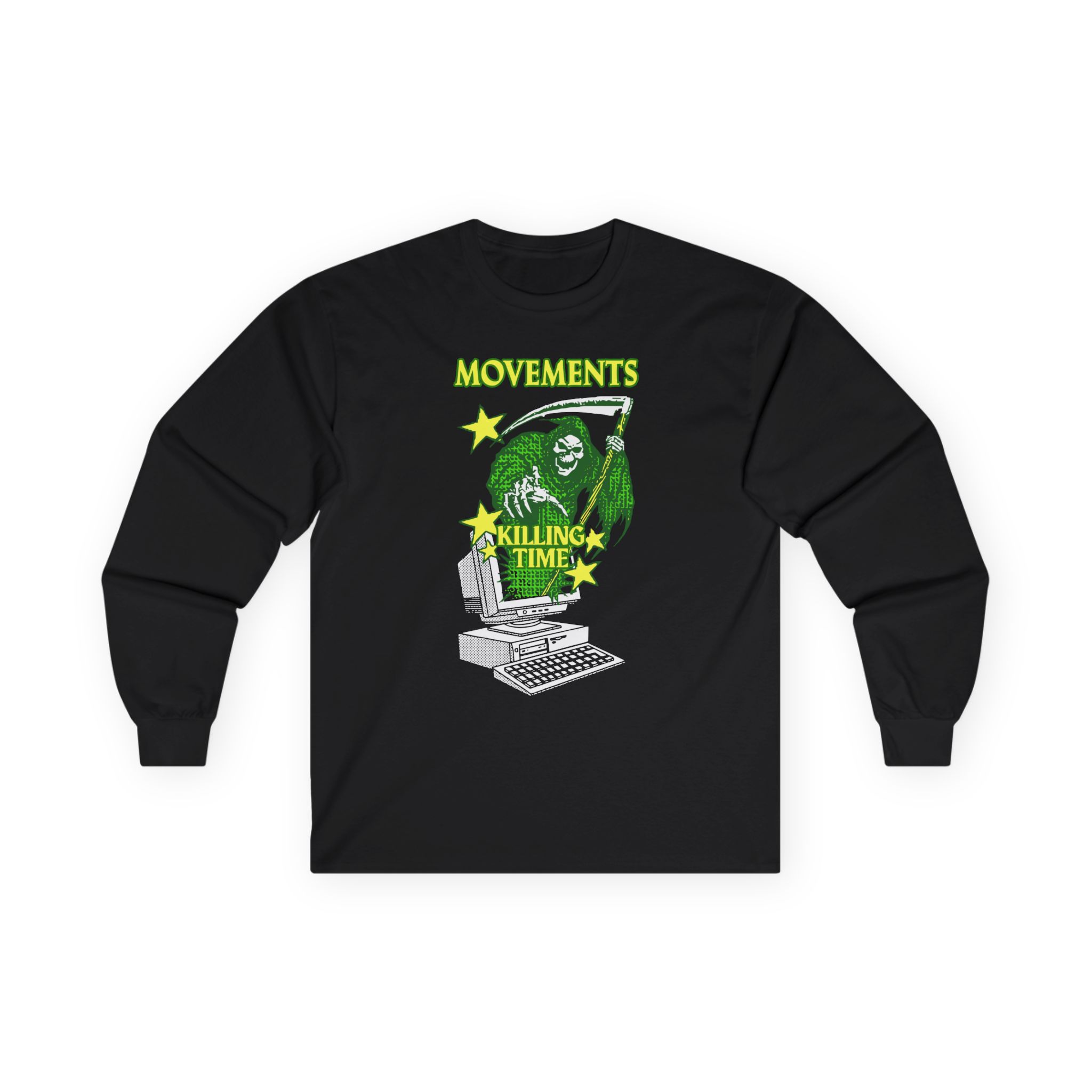 Movements Killing Time Grim Reaper Unisex Ultra Cotton Long Sleeve Tee