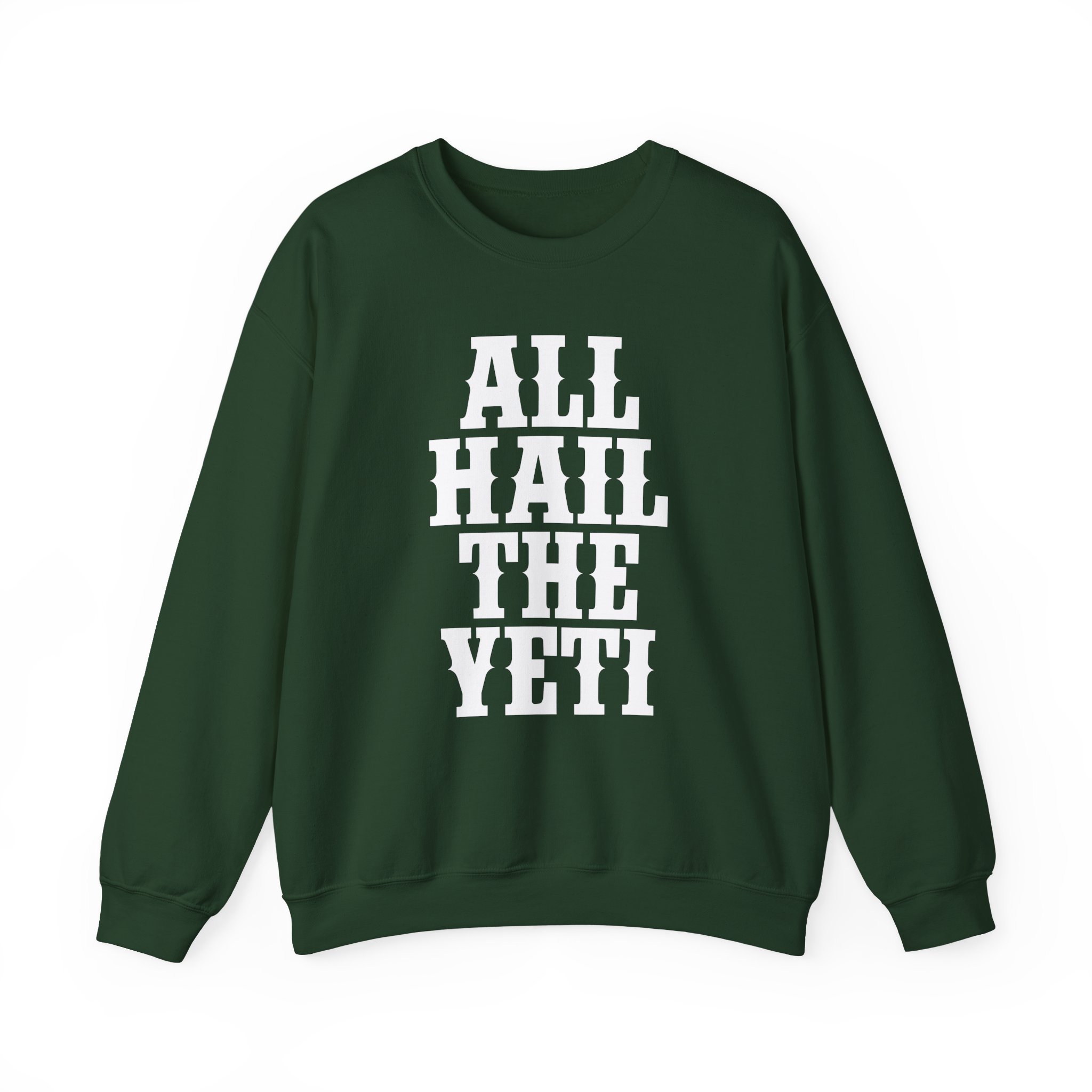 All Hail the Yeti Logo Unisex Heavy Blendâ„¢ Crewneck Sweatshirt