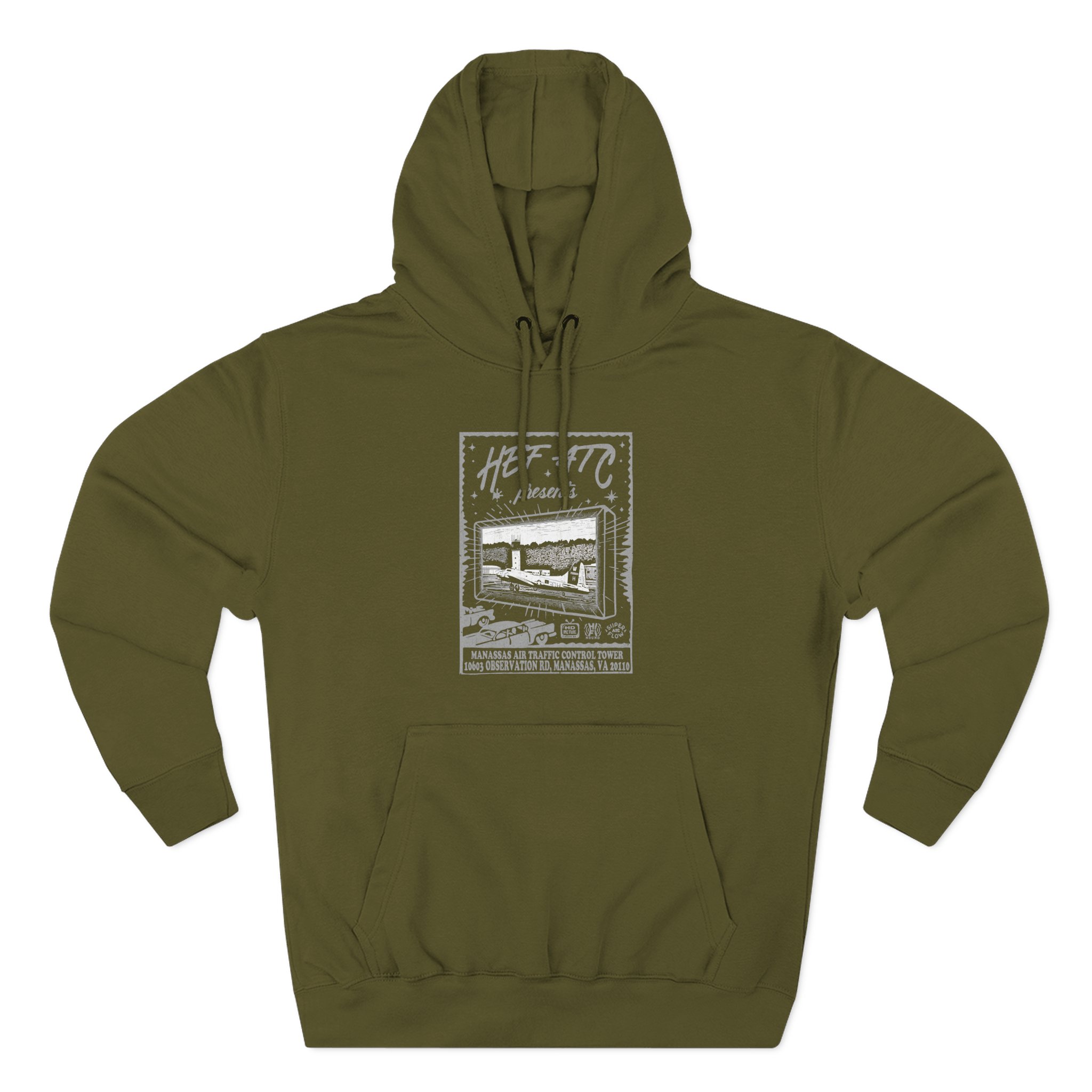 Hef Atc Three-Panel Fleece Hoodie