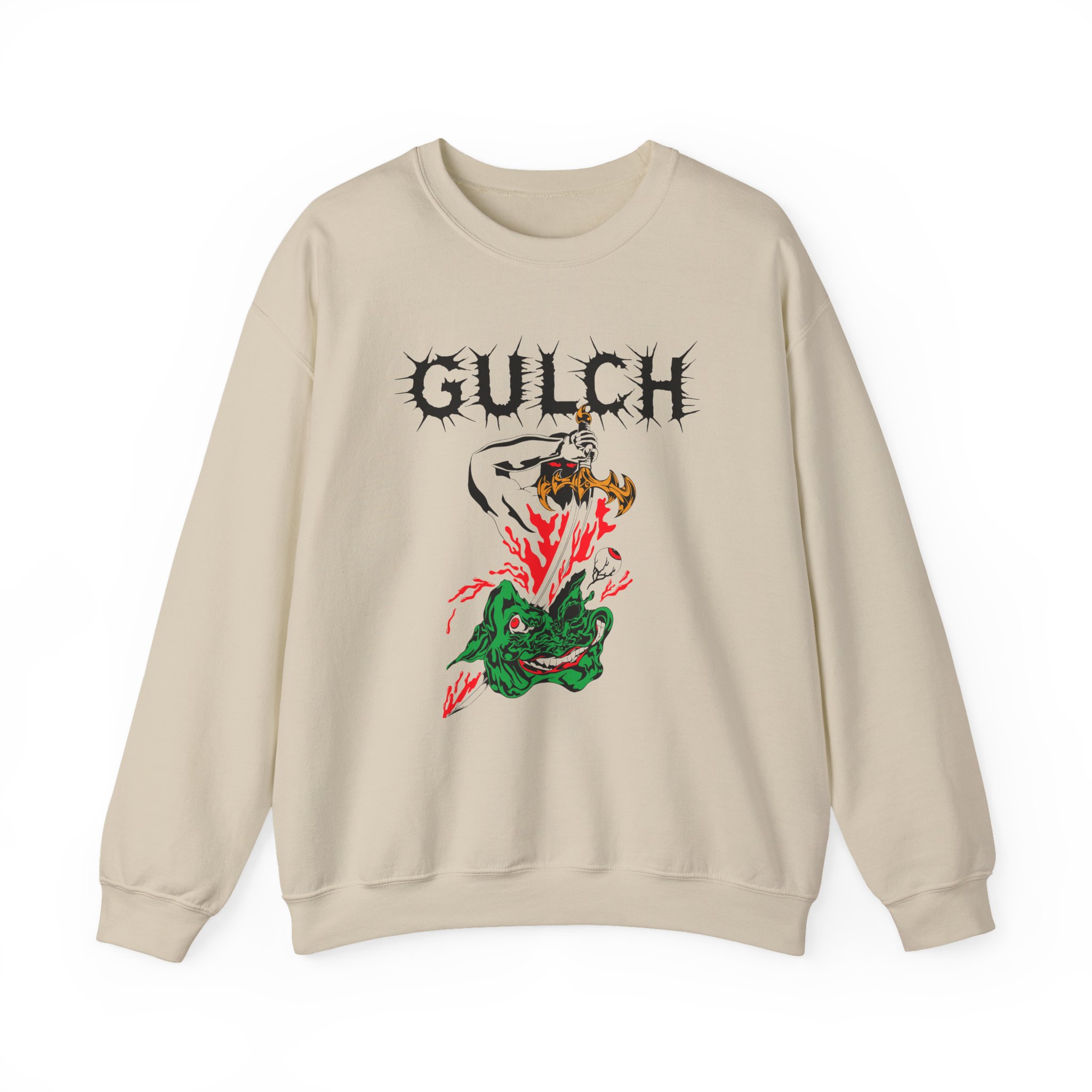 Gulch Bolt Swallower Unisex Heavy Blendâ„¢ Crewneck Sweatshirt