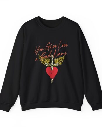Bon Jovi You Give Love a Bad Name Unisex Heavy Blend™ Crewneck Sweatshirt