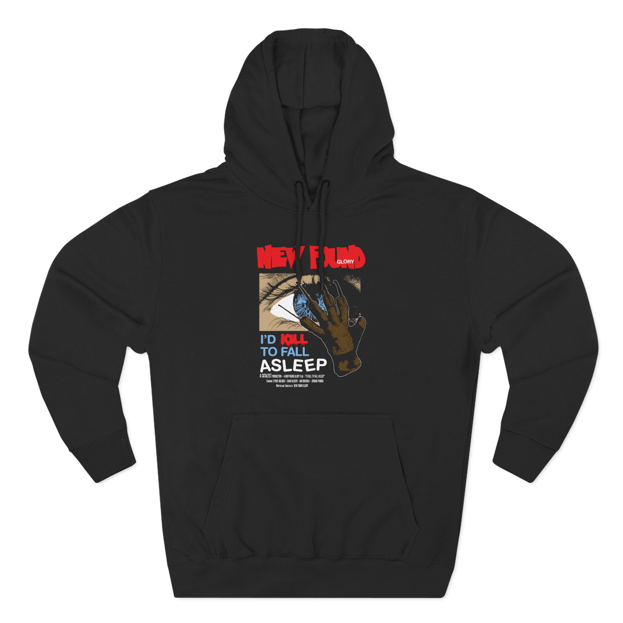 New Found Glory I'd Kill to Fall Asleep Three-Panel Fleece Hoodie