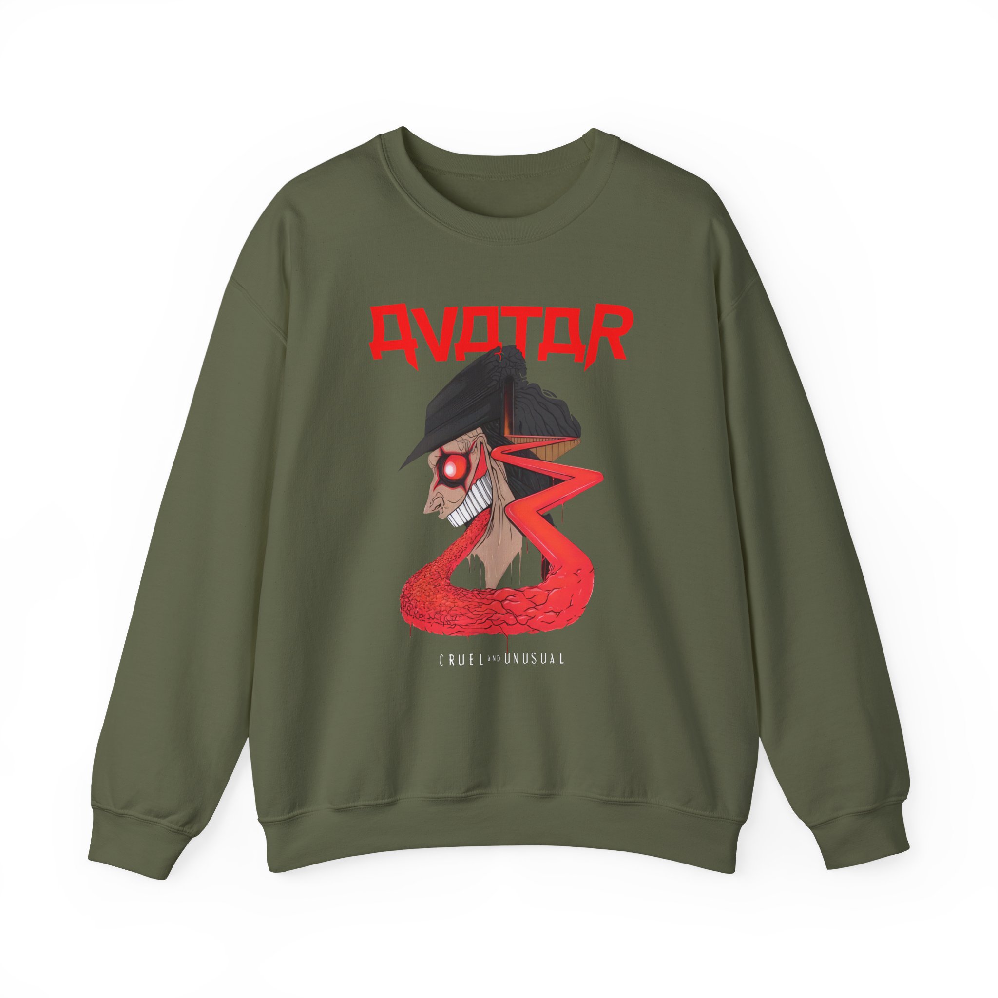 Avatar Band Cruel and Unusual Unisex Heavy Blendâ„¢ Crewneck Sweatshirt