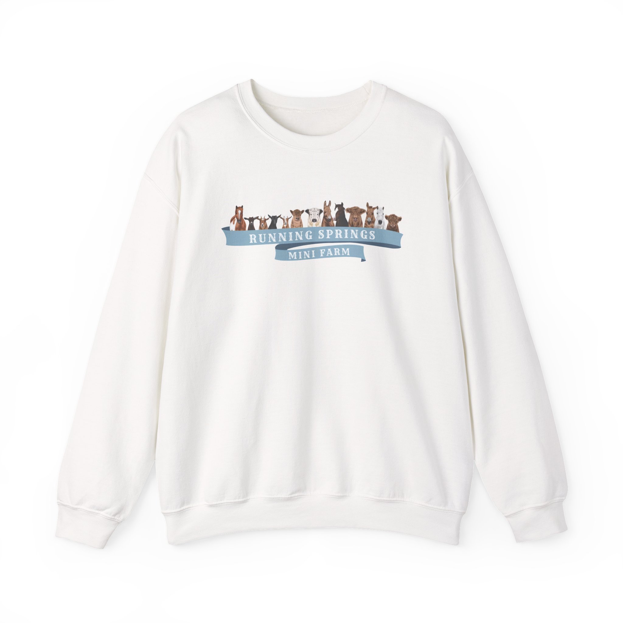 Katie Van Slyke The Mini Farm Unisex Heavy Blendâ„¢ Crewneck Sweatshirt