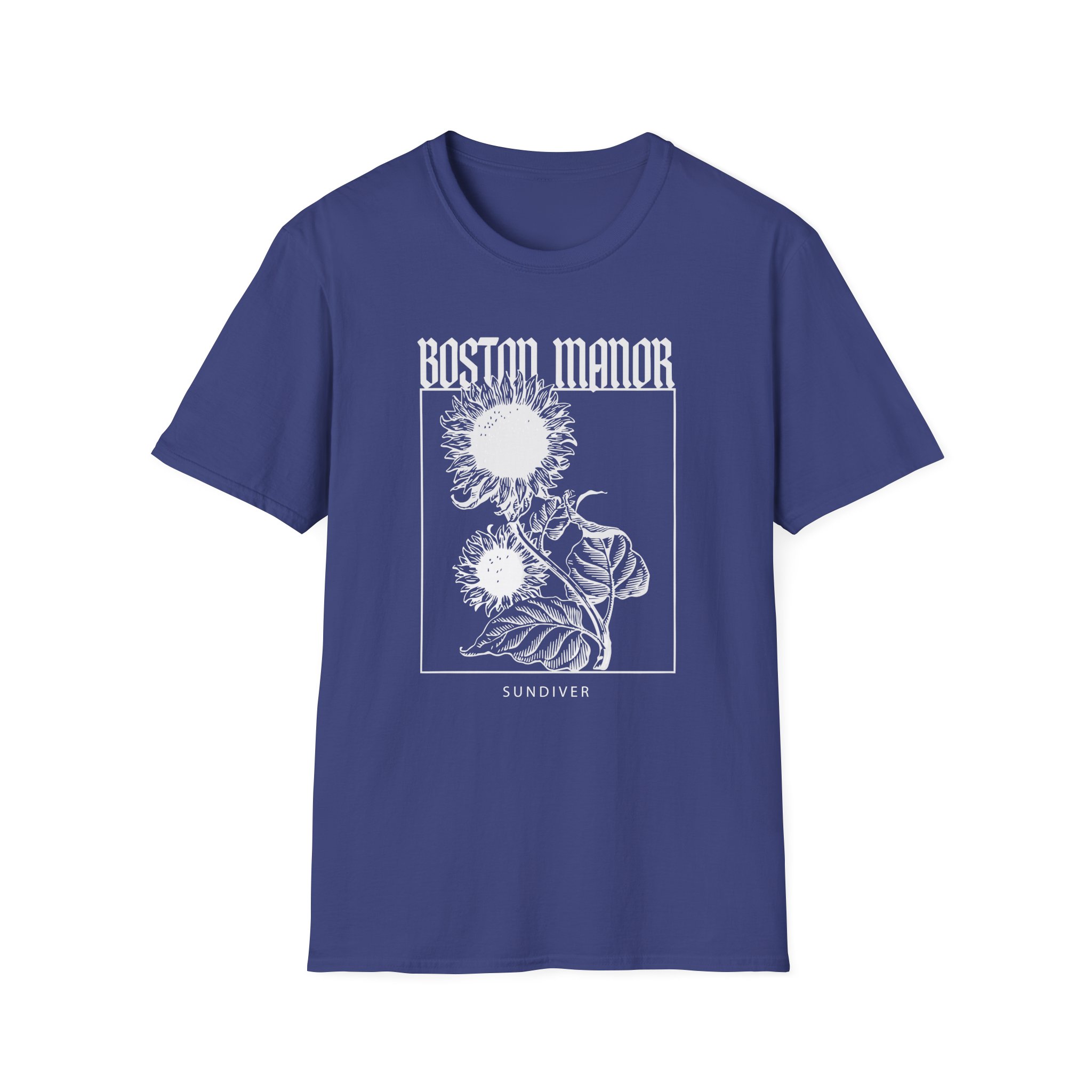 Boston Manor Sunflower Unisex Softstyle T-Shirt