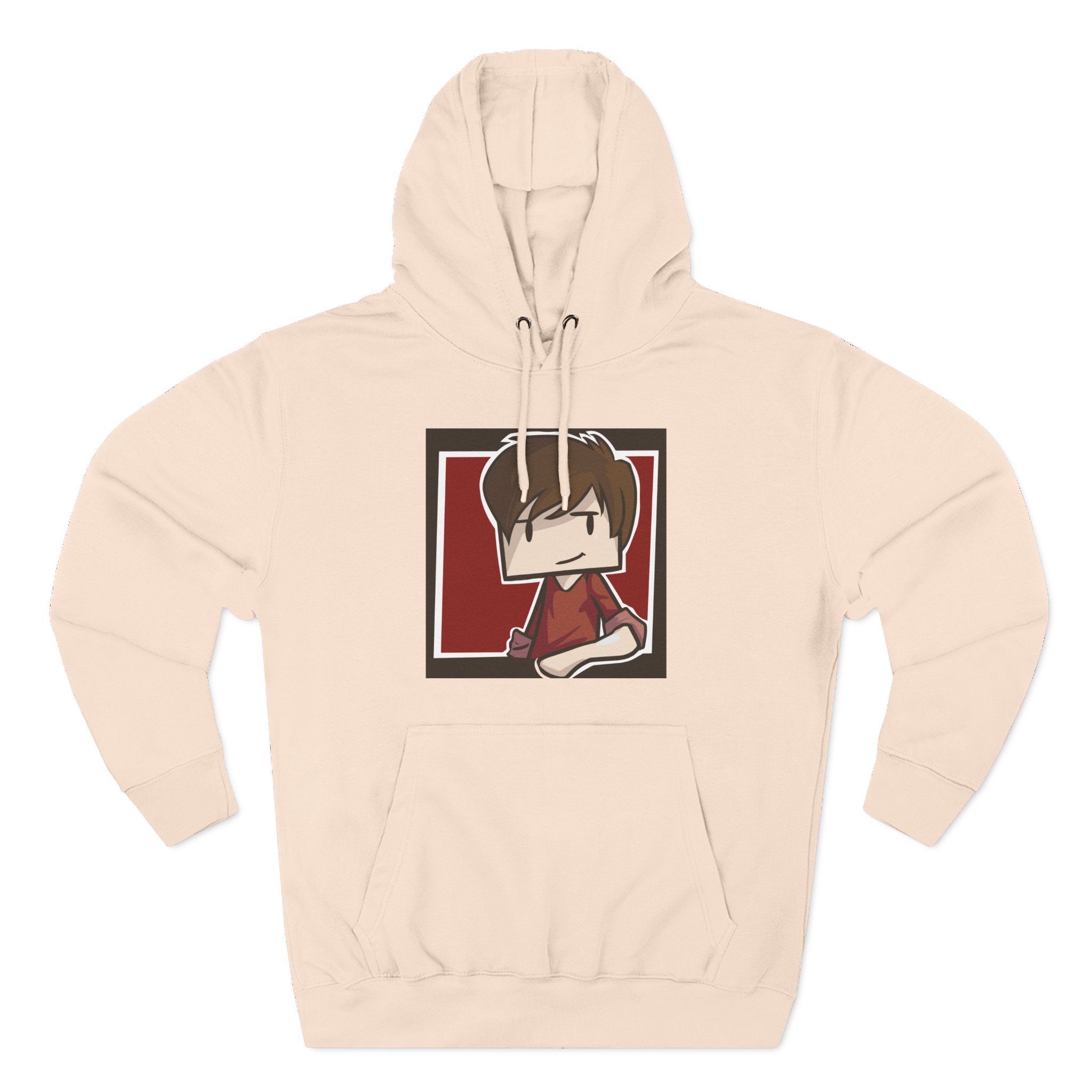 Grian Three-Panel Fleece Hoodie