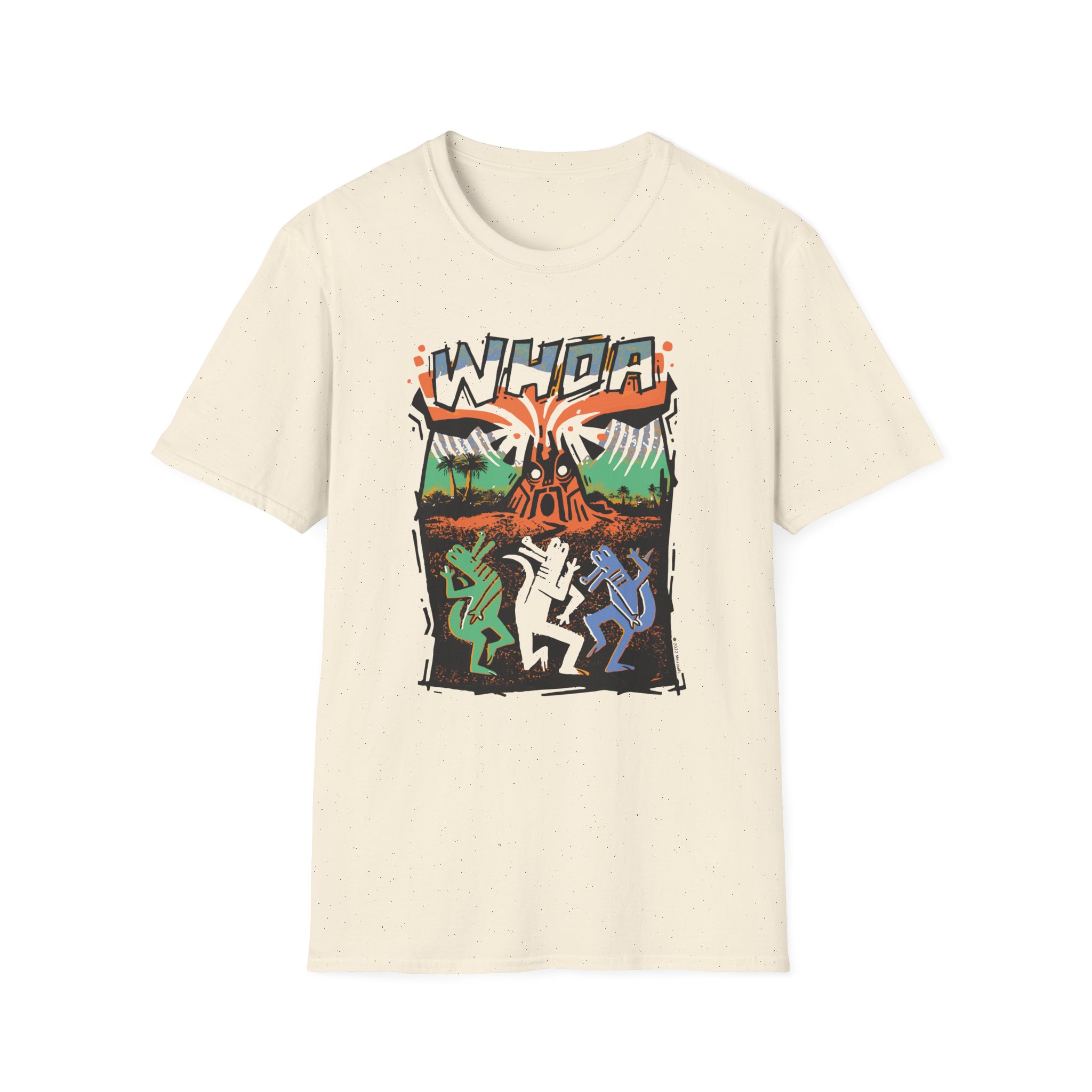 Grounded Max Dino Unisex Softstyle T-Shirt