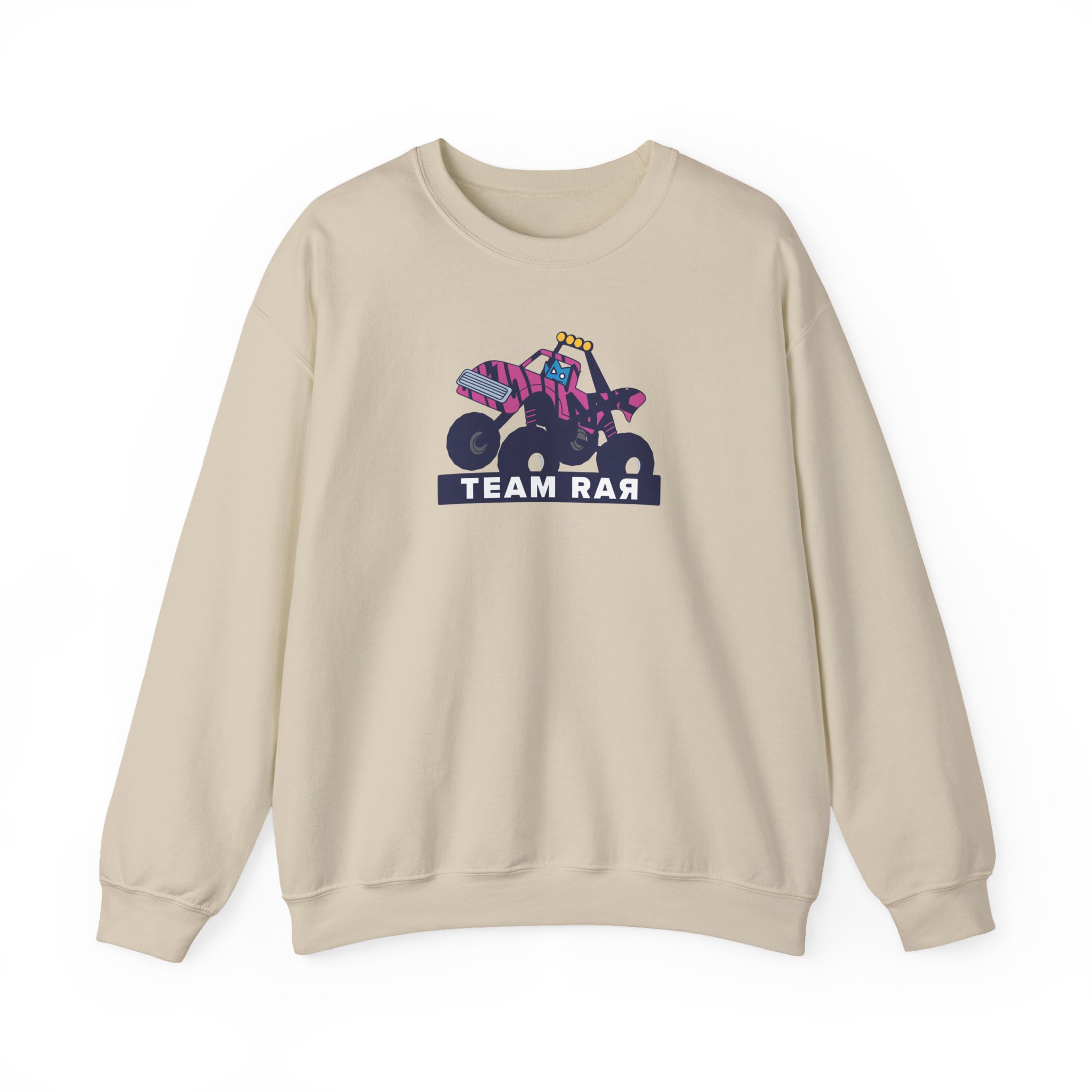 Team Rar Monster Truck Unisex Heavy Blendâ„¢ Crewneck Sweatshirt