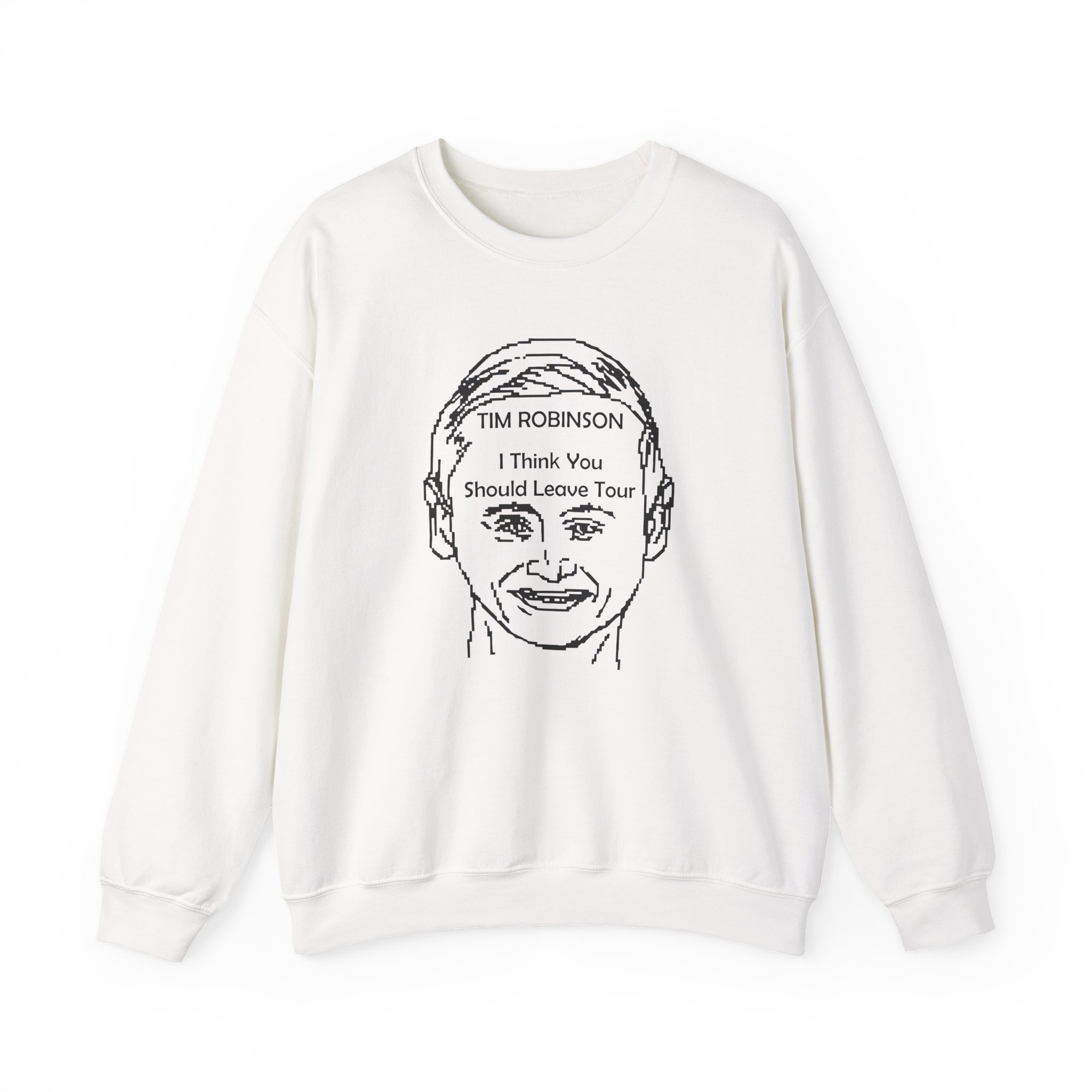 I Think You Should Leave Pixel Unisex Heavy Blendâ„¢ Crewneck Sweatshirt