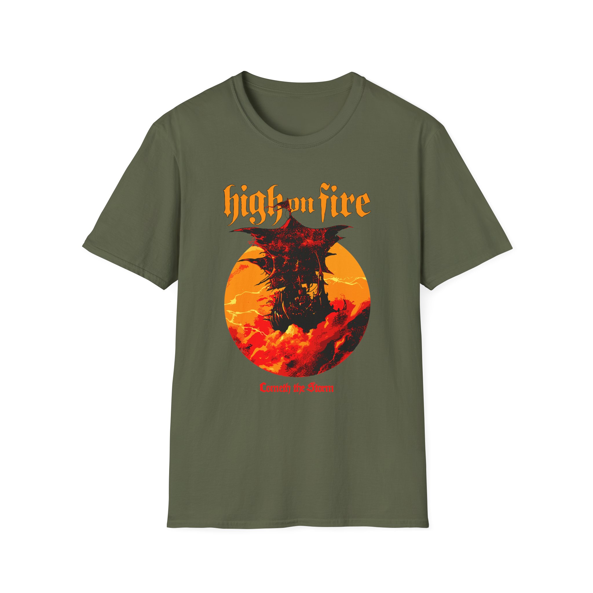 High on Fire Cometh the Storm Unisex Softstyle T-Shirt