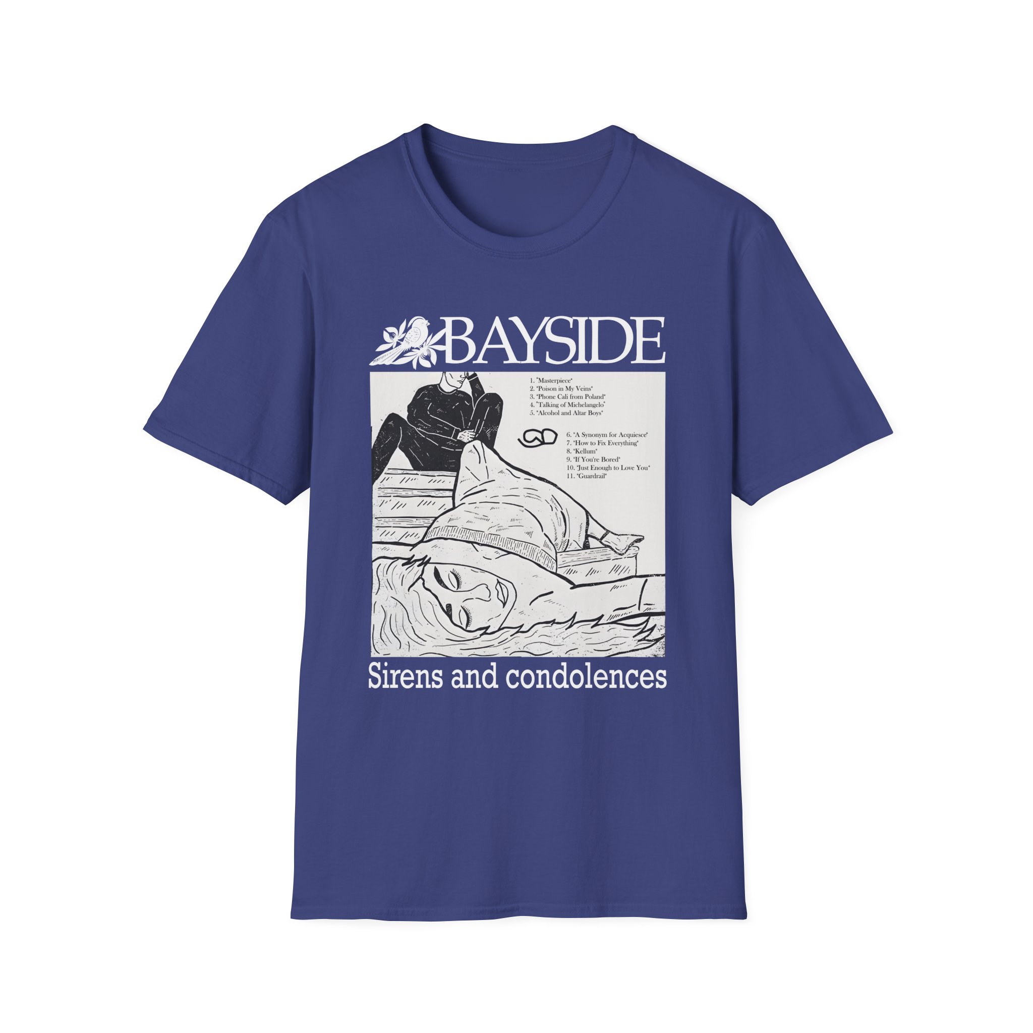 Bayside Sirens and Condolences Unisex Softstyle T-Shirt