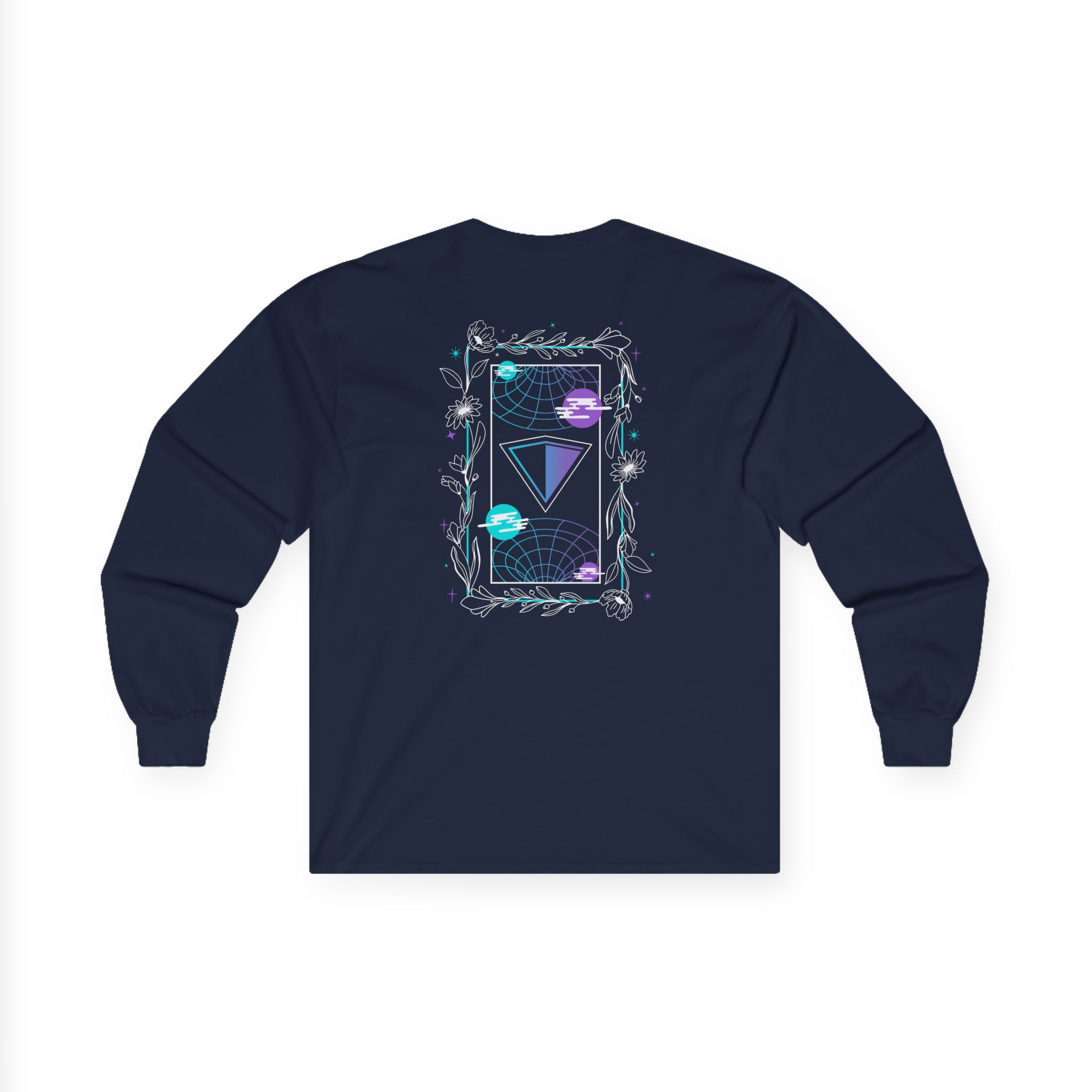 Inzo Astral Bloom Unisex Ultra Cotton Long Sleeve Tee