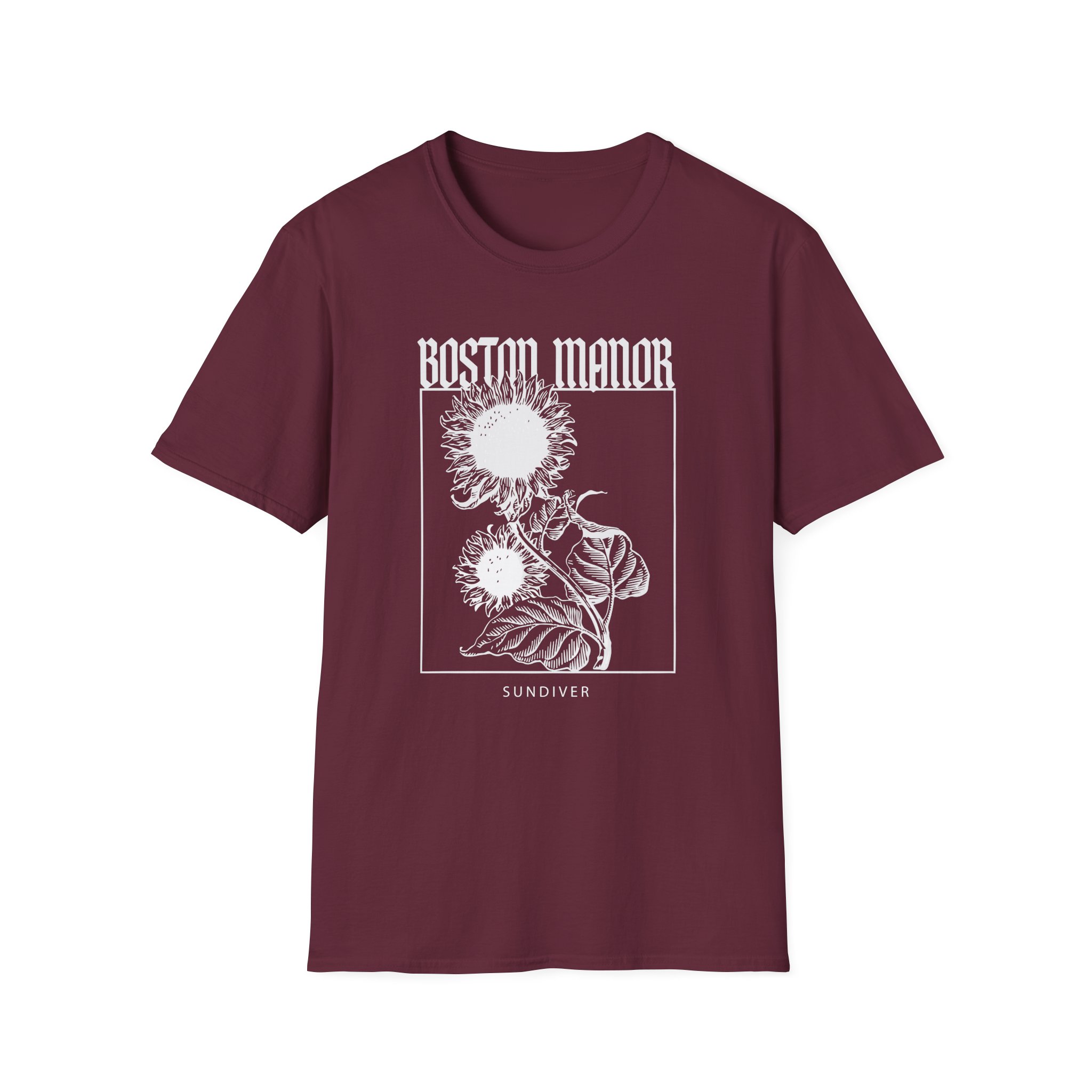 Boston Manor Sunflower Unisex Softstyle T-Shirt