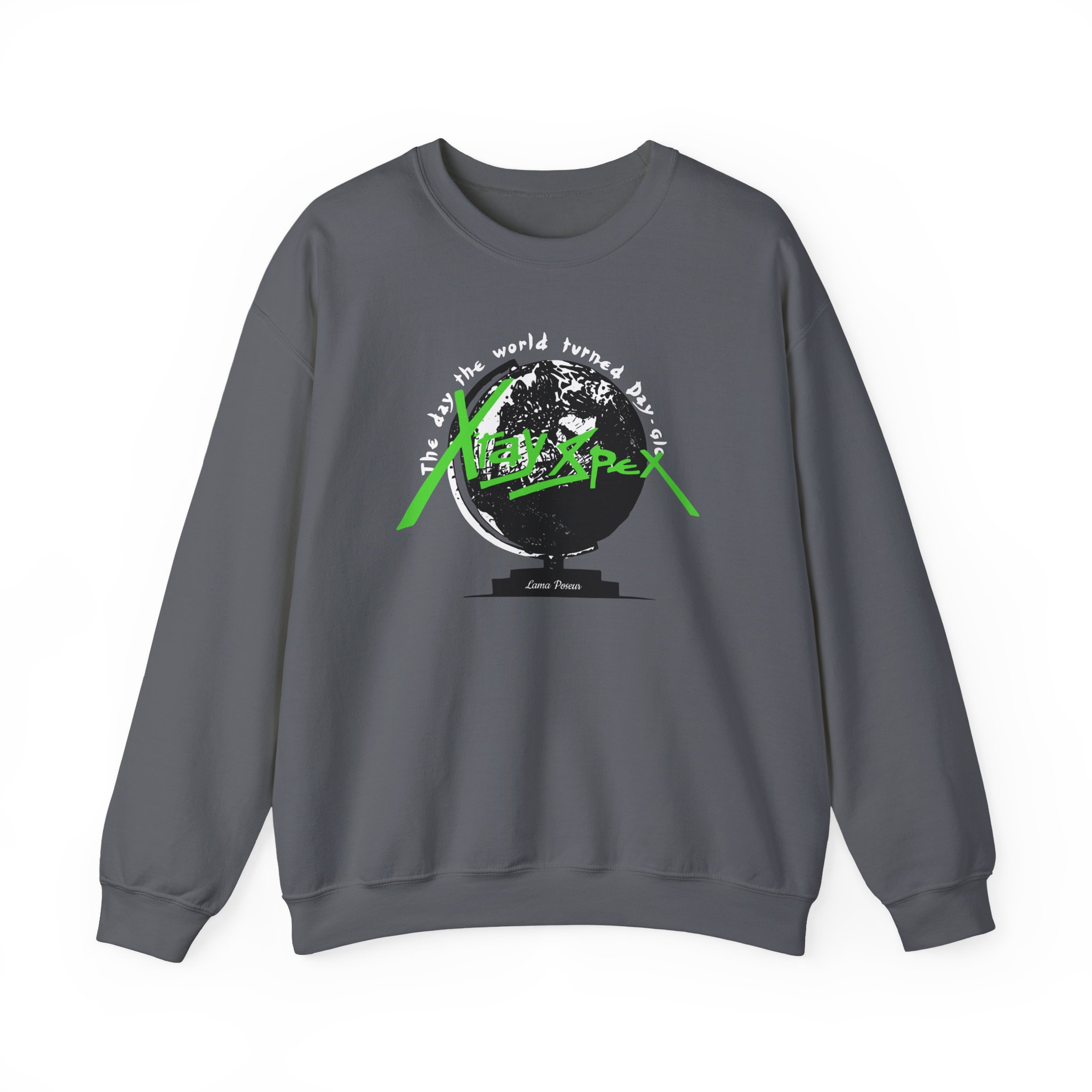 X-ray Spex Day-Glo Globe Unisex Heavy Blendâ„¢ Crewneck Sweatshirt