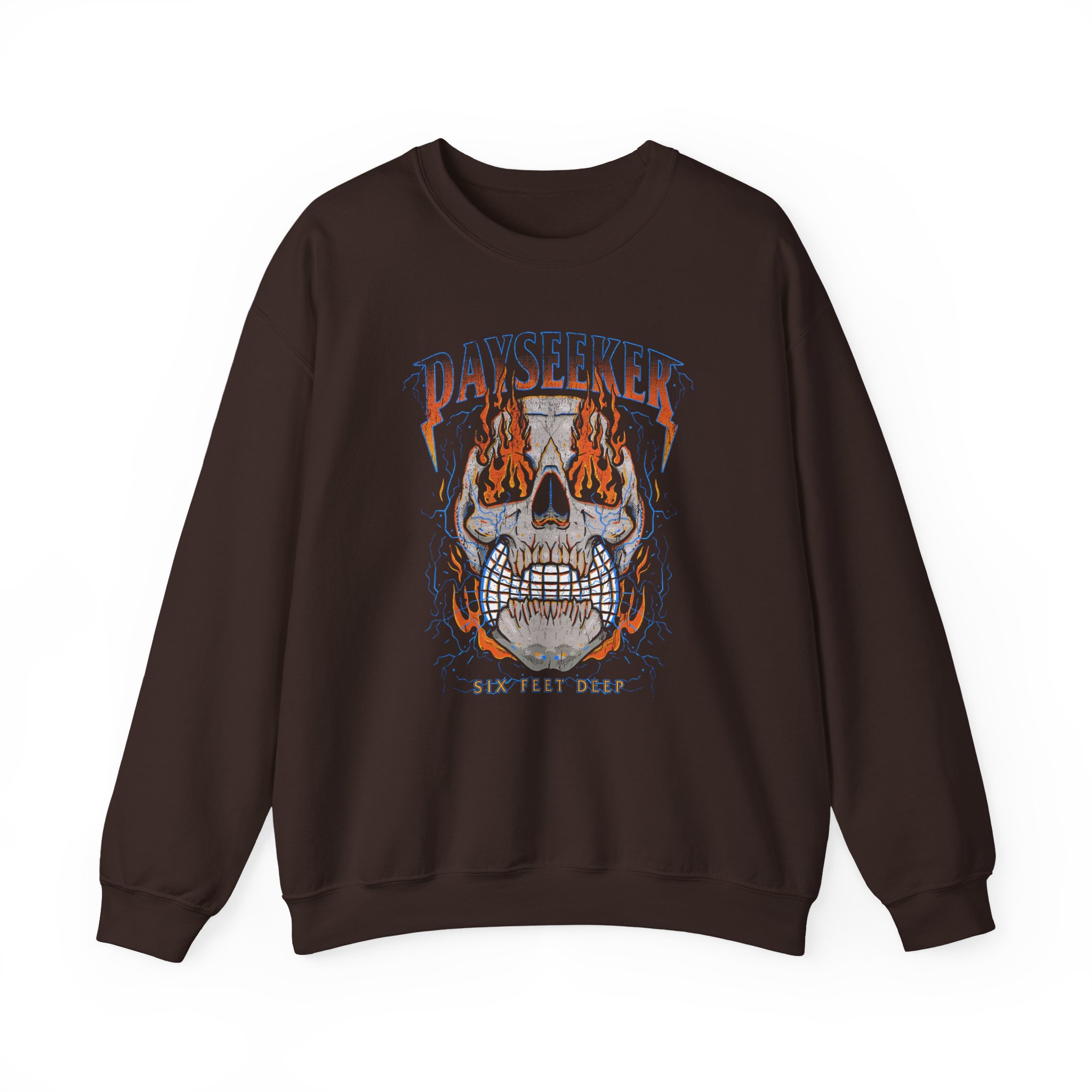 Dayseeker Six Feet Deep Unisex Heavy Blend Crewneck Sweatshirt