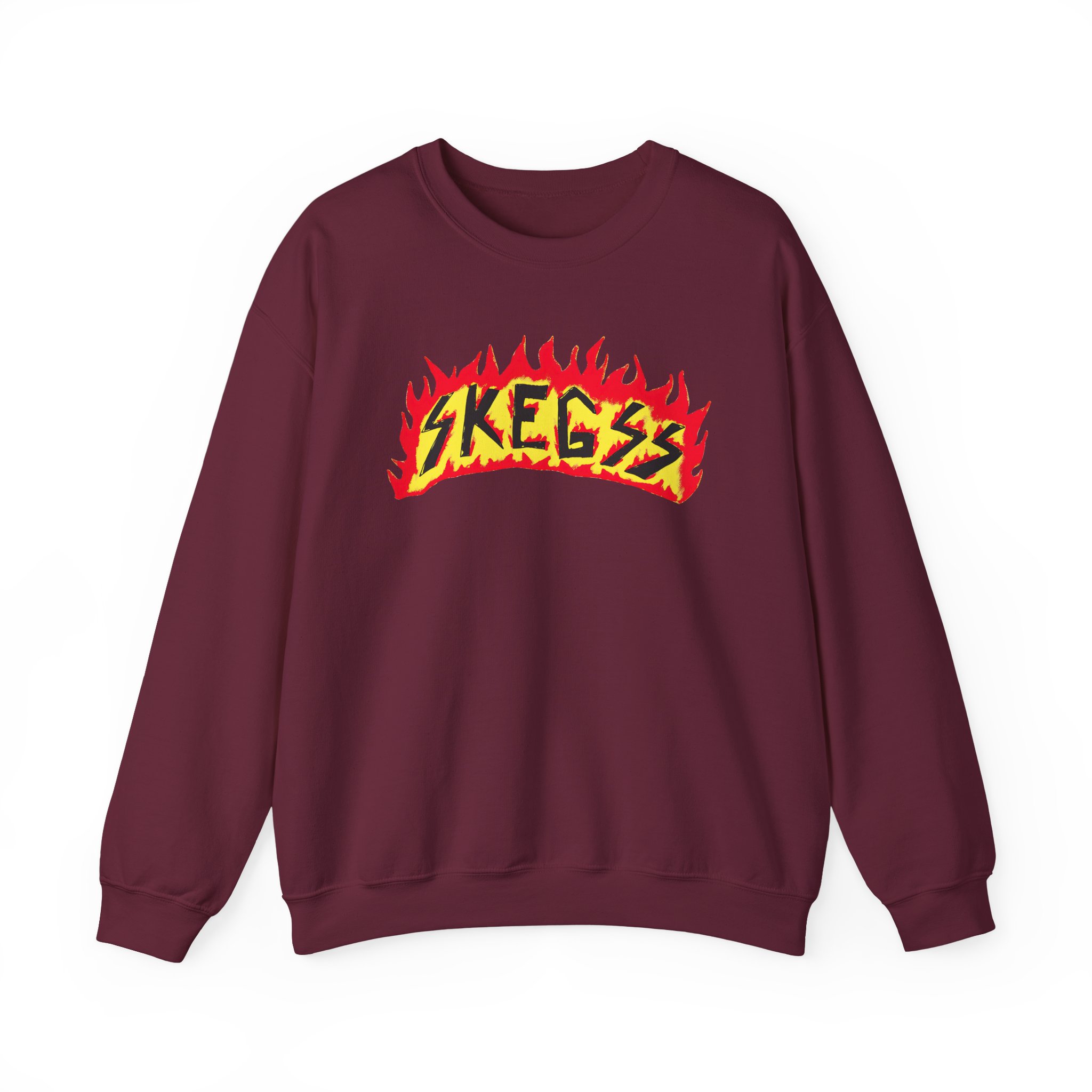 Skegss Flame Logo Unisex Heavy Blendâ„¢ Crewneck Sweatshirt