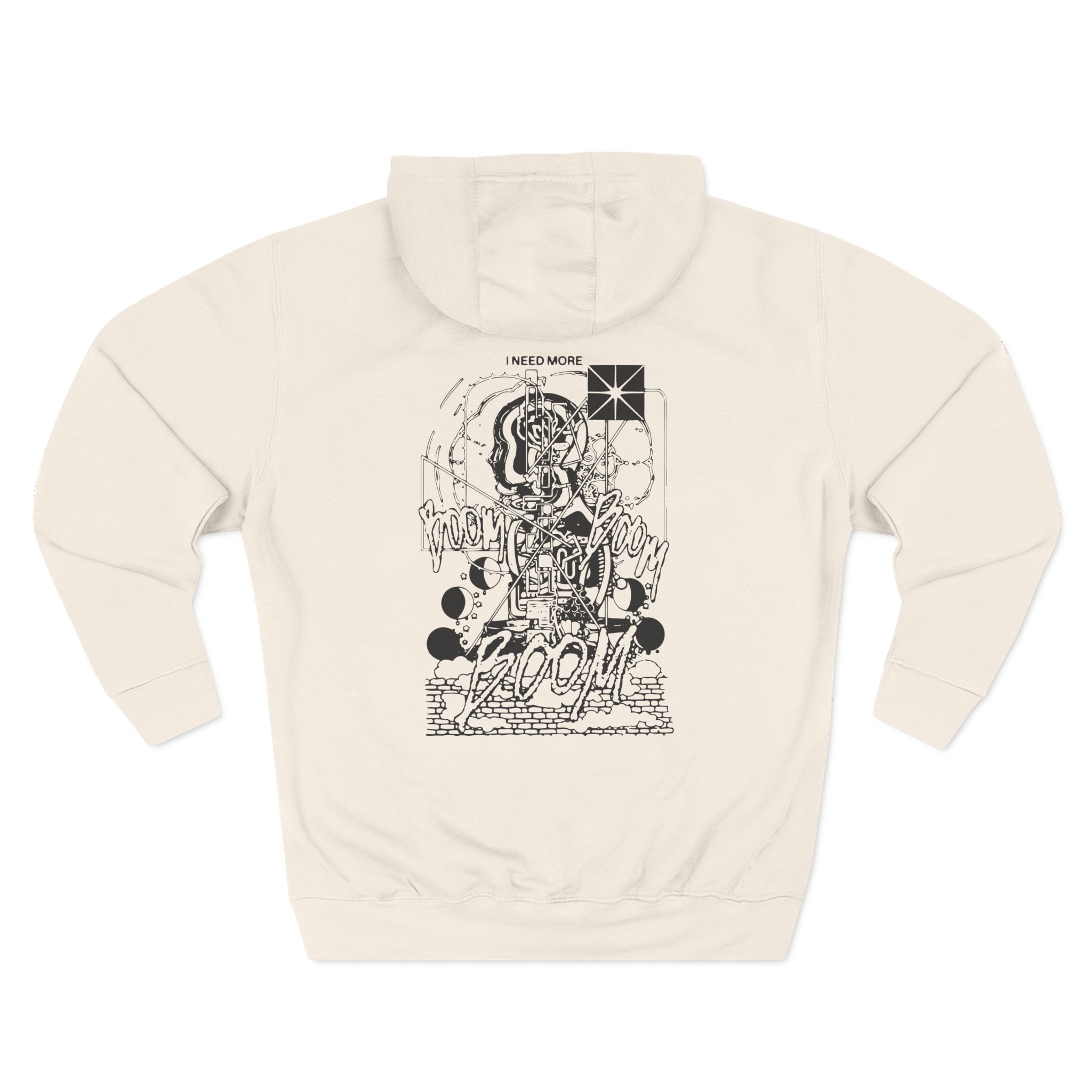 Turnstile Three-Panel Fleece Hoodie