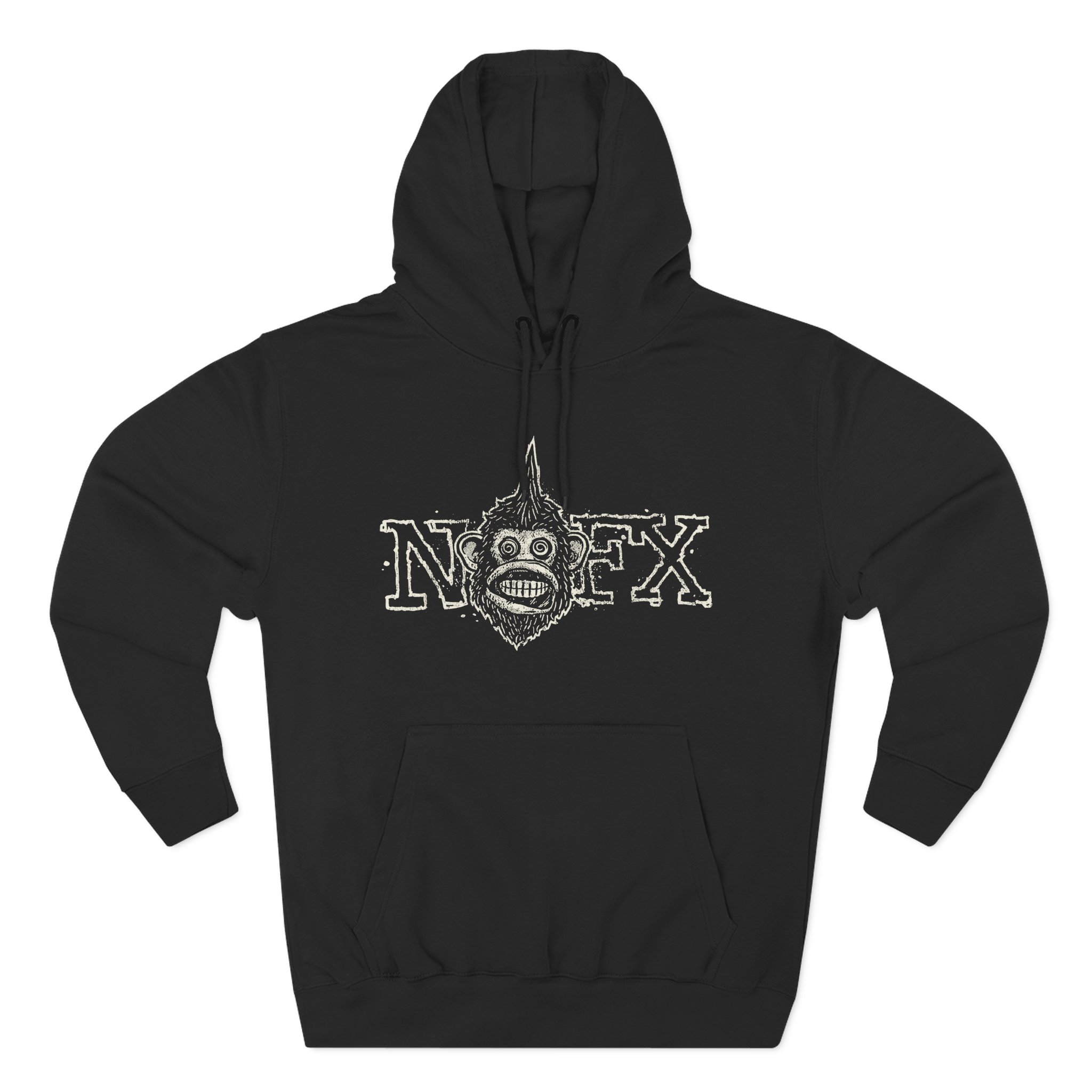 Nofx Chimp Three-Panel Fleece Hoodie