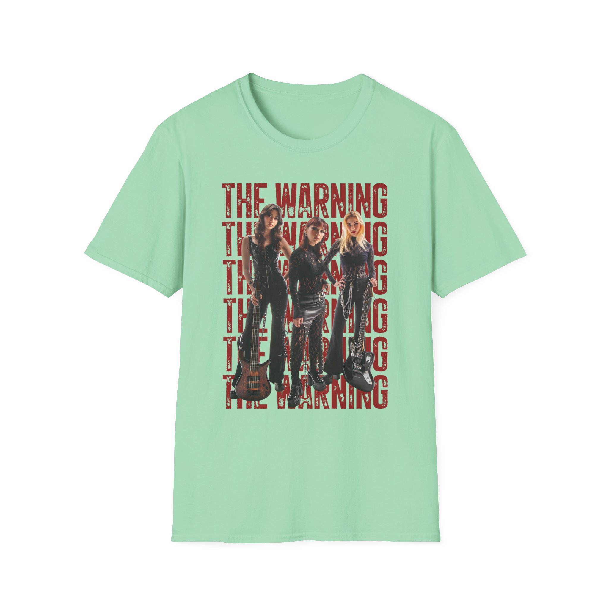 The Warning Stacked Unisex Softstyle T-Shirt