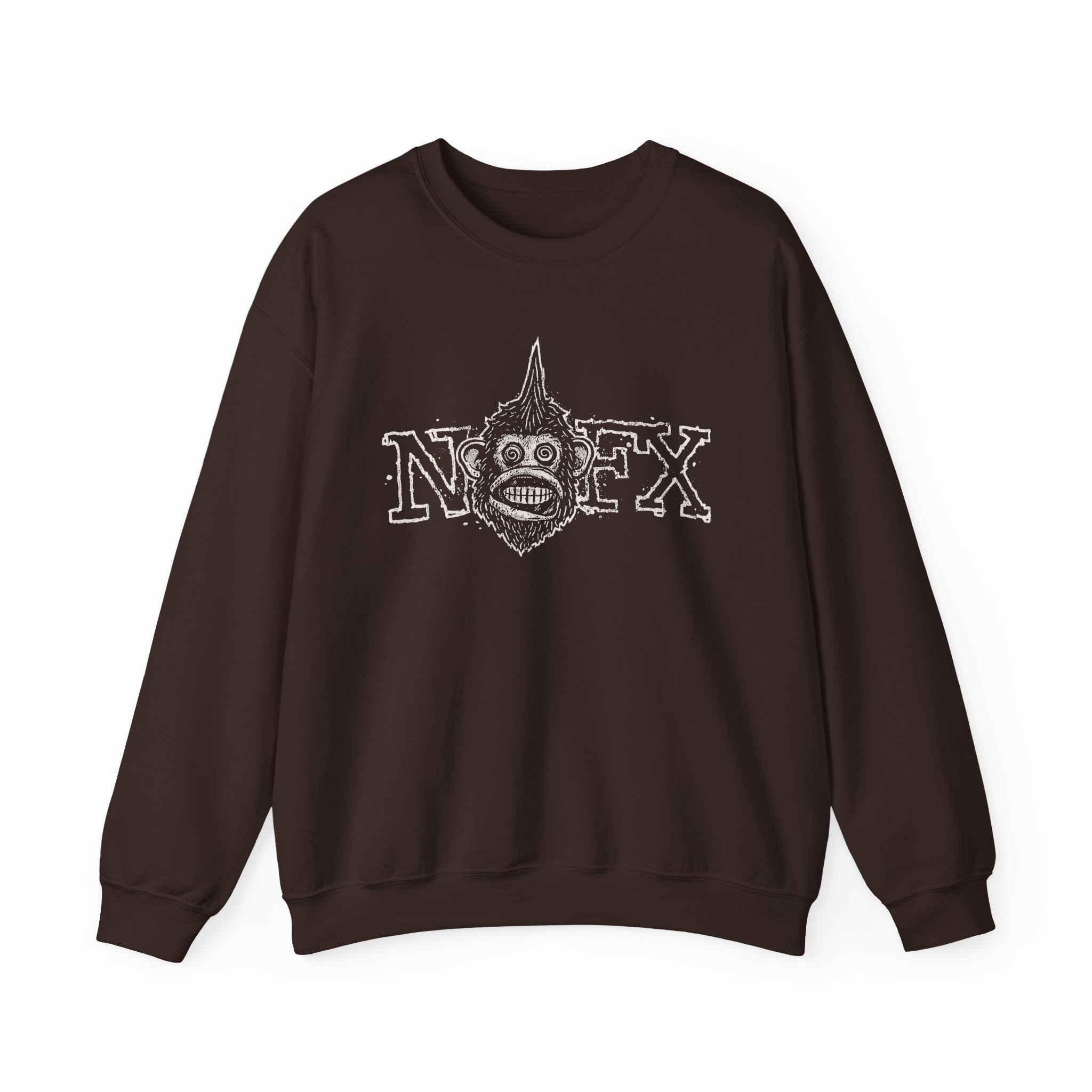 Nofx Chimp Unisex Heavy Blendâ„¢ Crewneck Sweatshirt