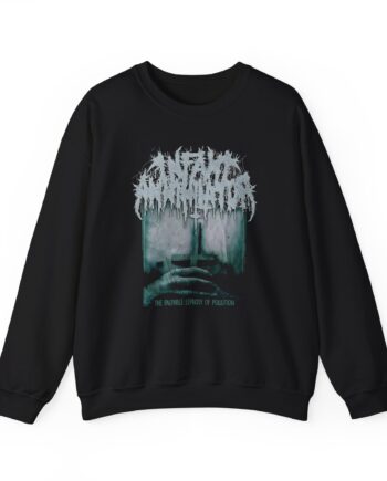 Infant Annihilator The Palpable Leprosy Of Pollution Unisex Heavy Blend™ Crewneck Sweatshirt