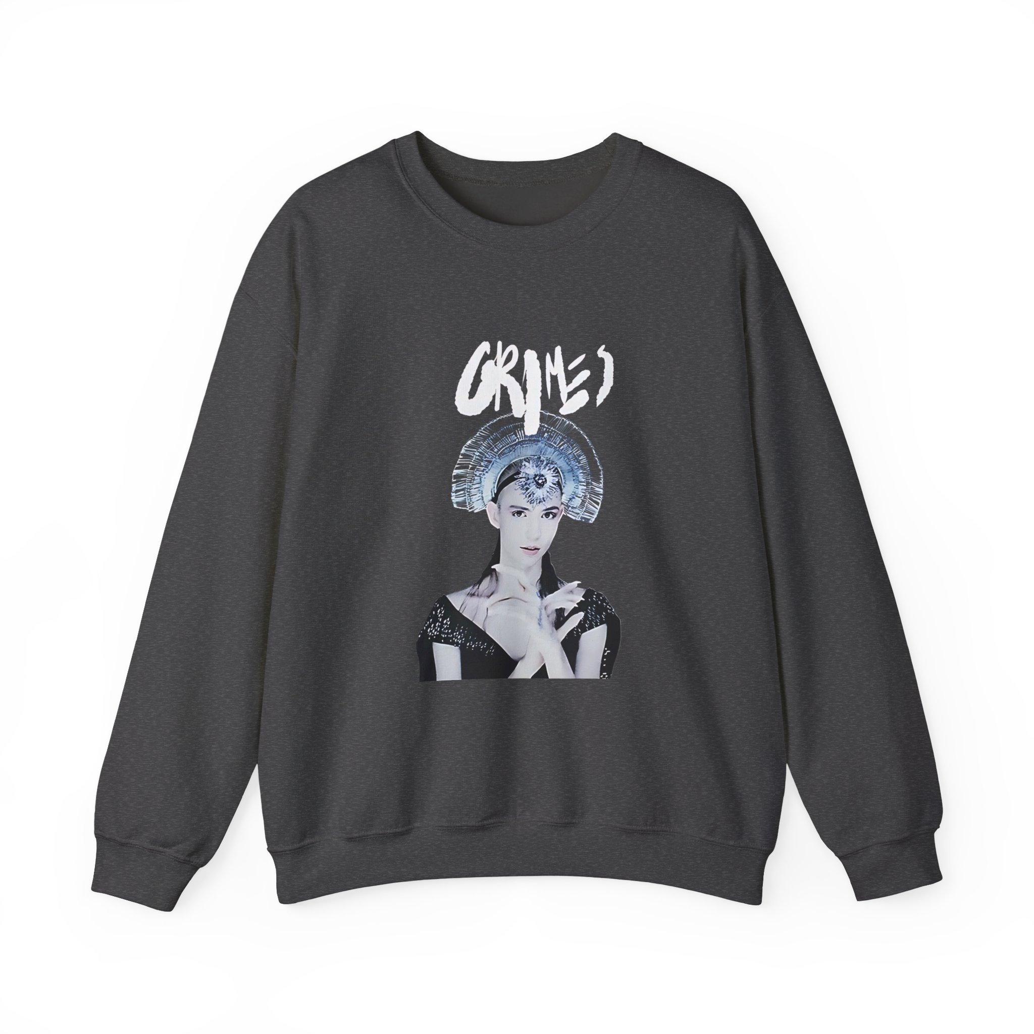 Grimes Head Dress Unisex Heavy Blend Crewneck Sweatshirt