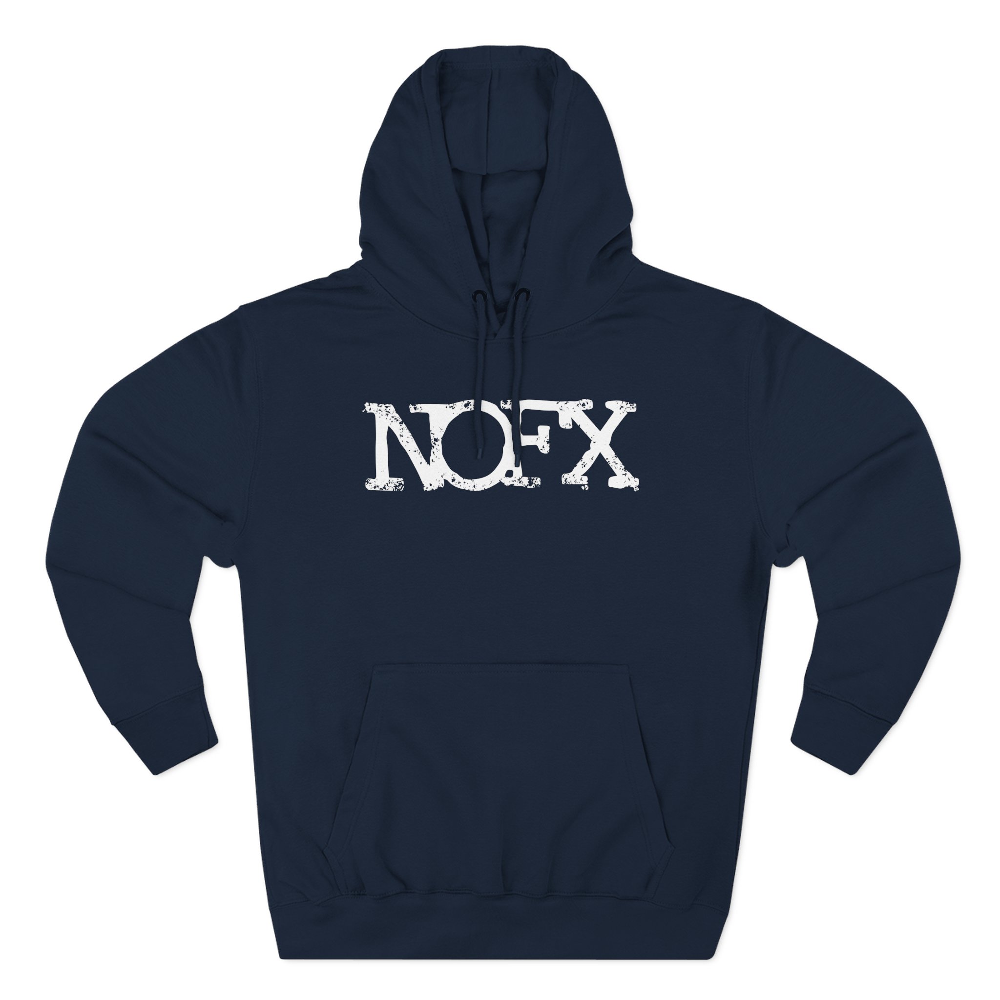 Nofx Jumping Girl Three-Panel Fleece Hoodie