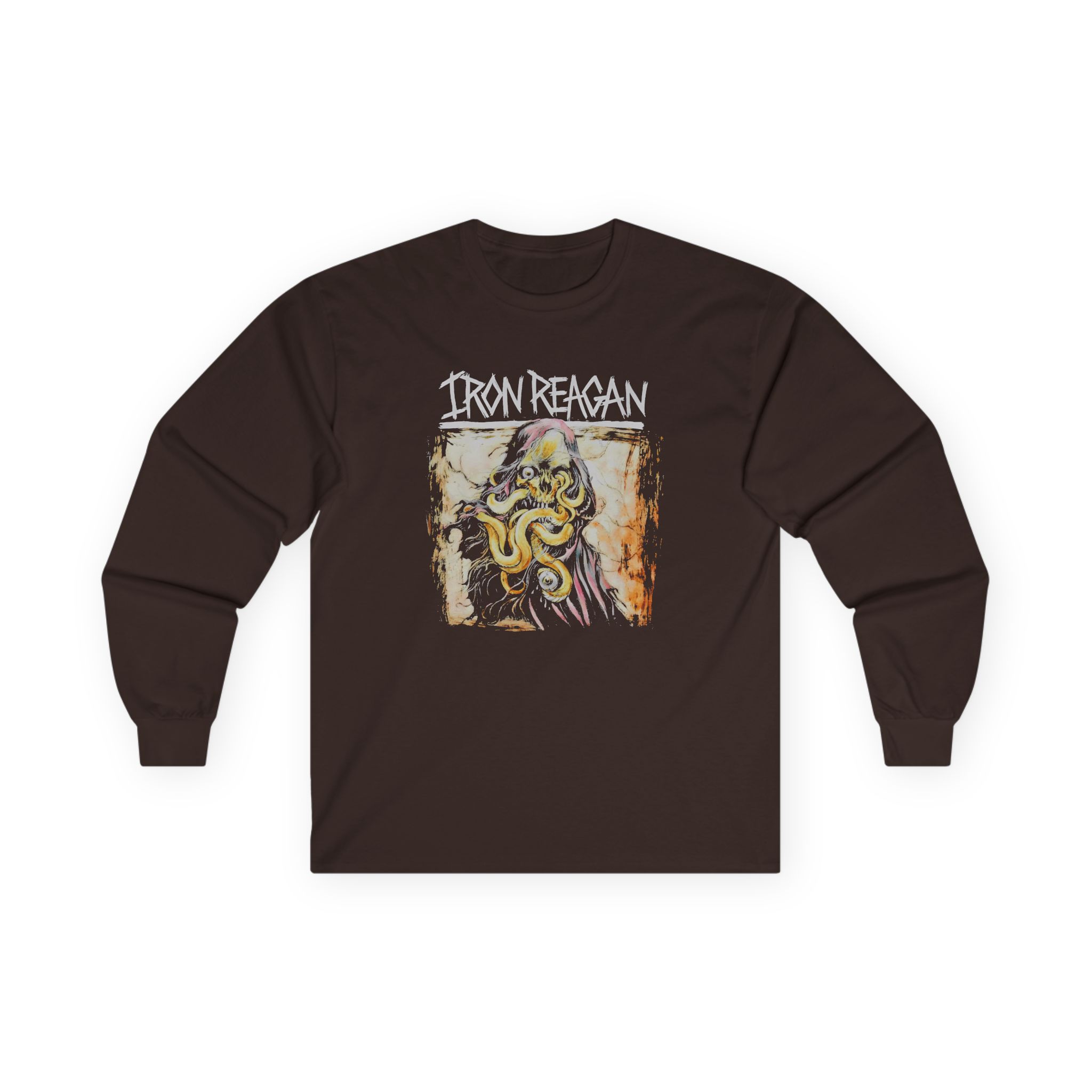 Iron Reagan Tentacle Skull Unisex Ultra Cotton Long Sleeve Tee