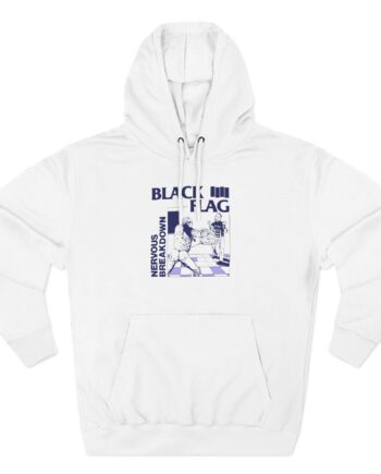 Black Flag Nervous Breakdown Three-Panel Fleece Hoodie