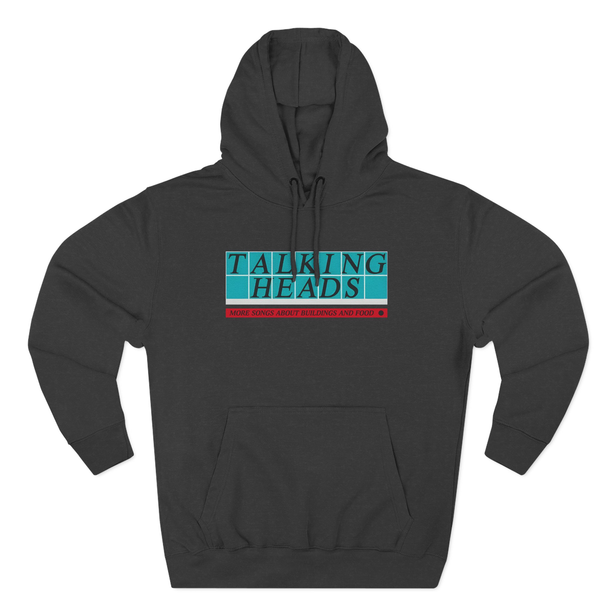 Talking Heads Tiled Logo Three-Panel Fleece Hoodie