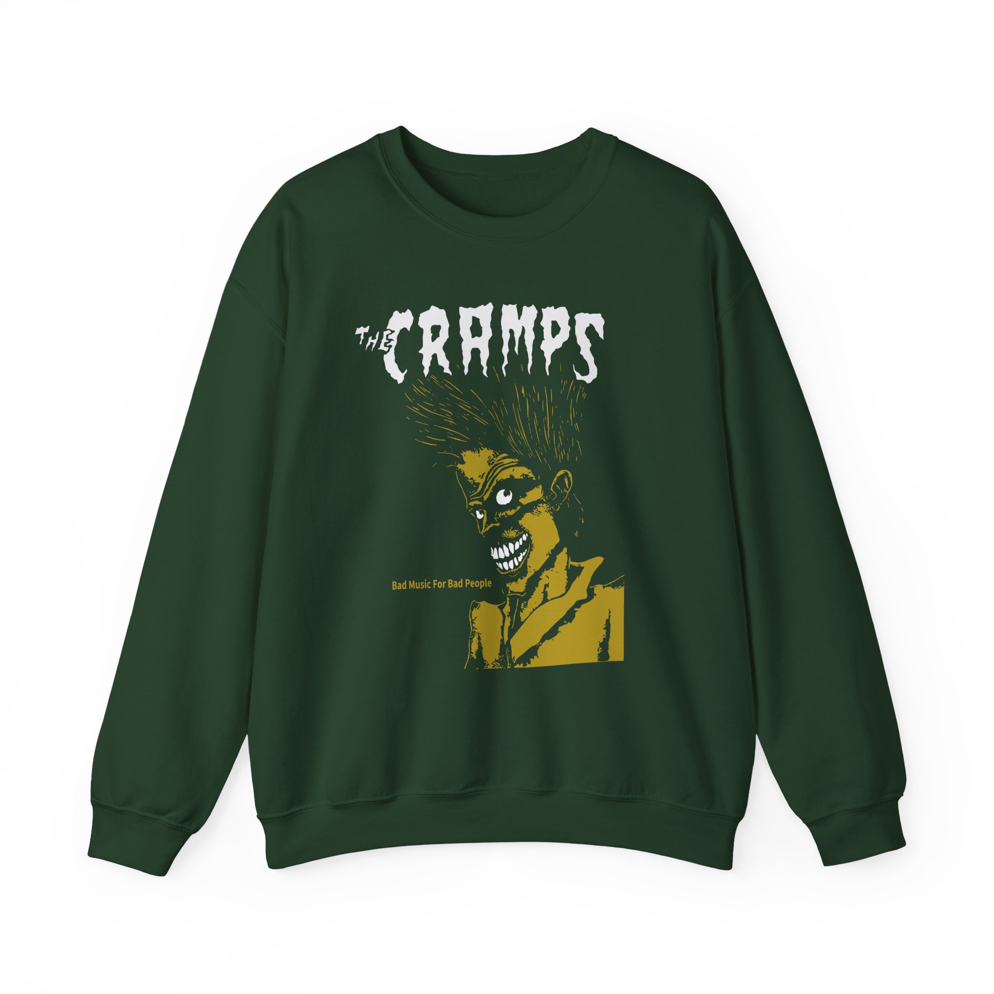 The Cramps Bad Music for Bad People Unisex Heavy Blendâ„¢ Crewneck Sweatshirt