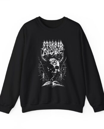 Morbid Angel Horned Skull Unisex Heavy Blend™ Crewneck Sweatshirt