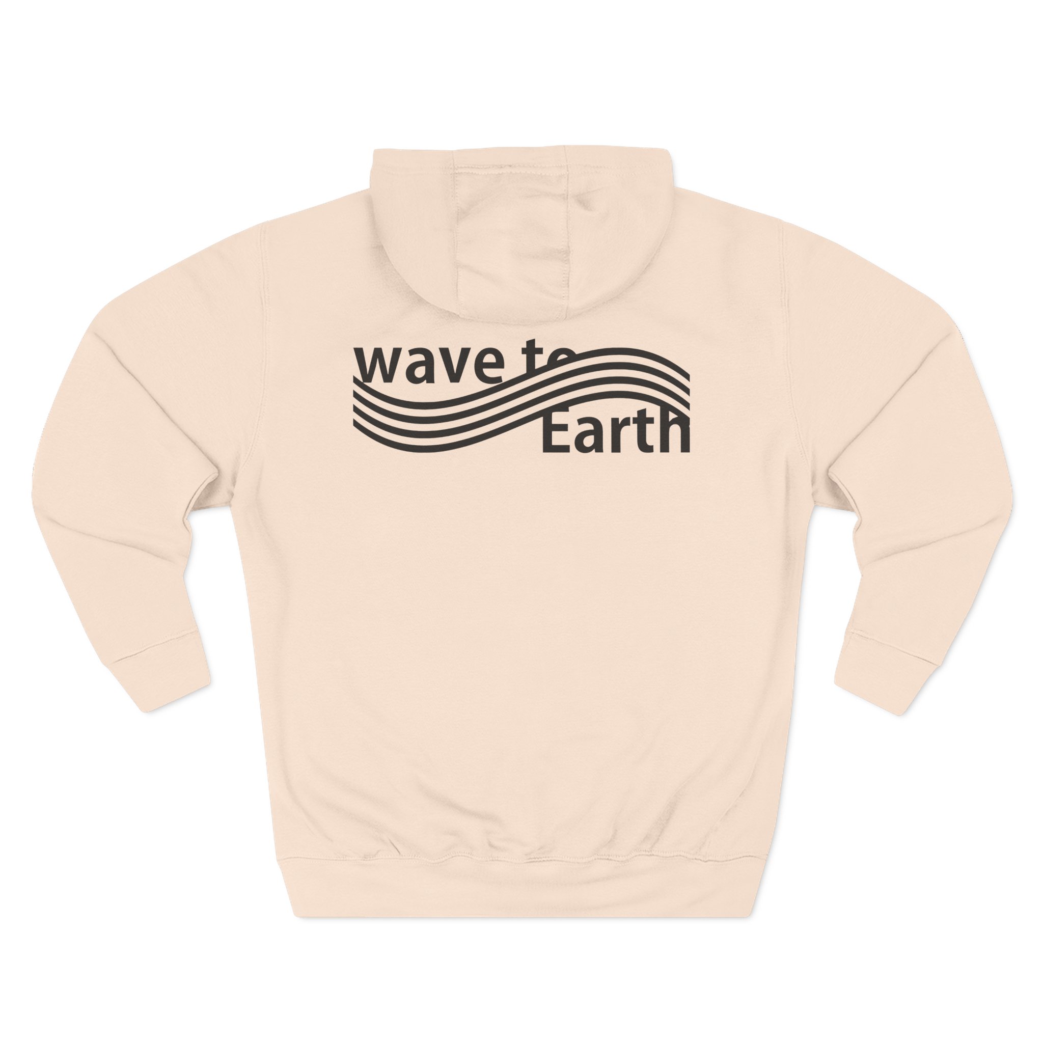Wave to Earth Three-Panel Fleece Hoodie
