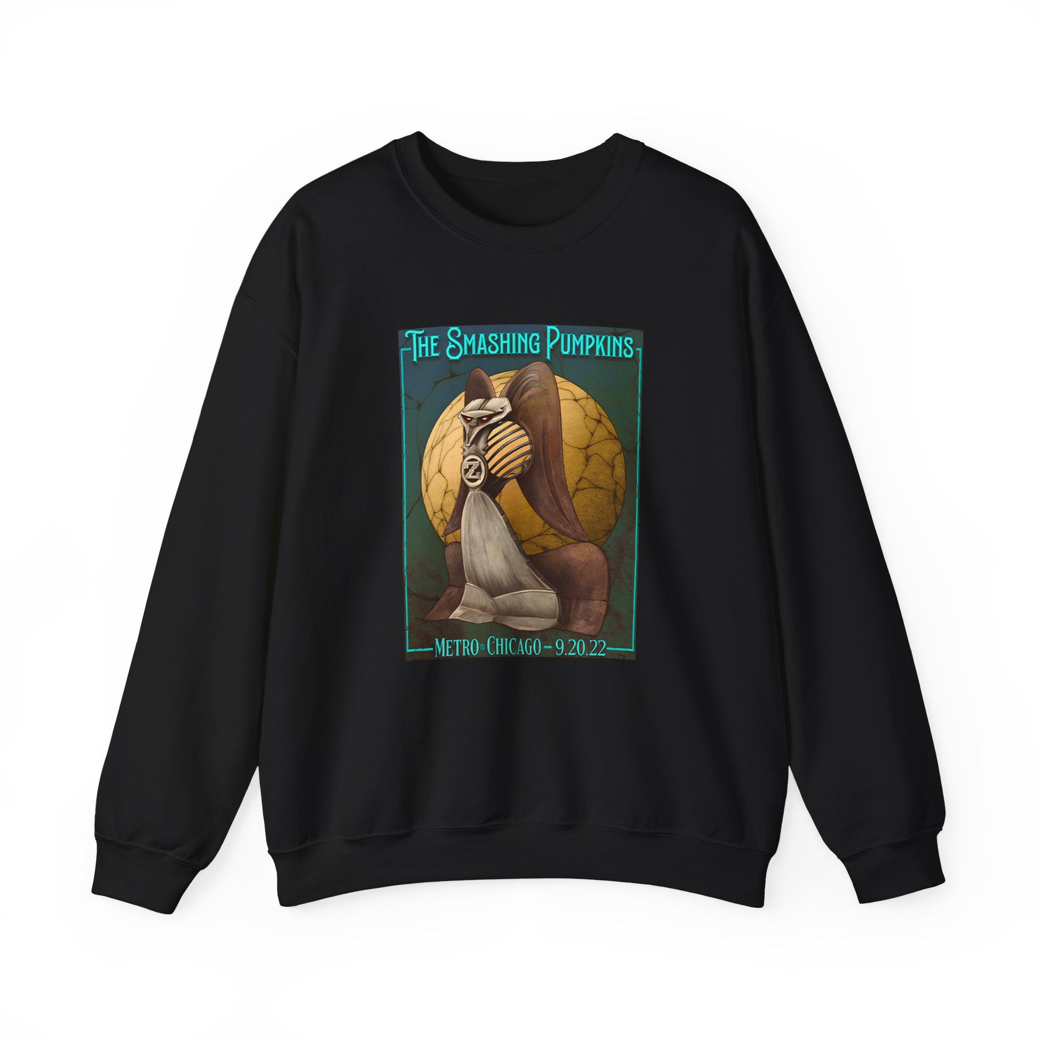 The Smashing Pumpkins Chicago Radio Unisex Heavy Blendâ„¢ Crewneck Sweatshirt