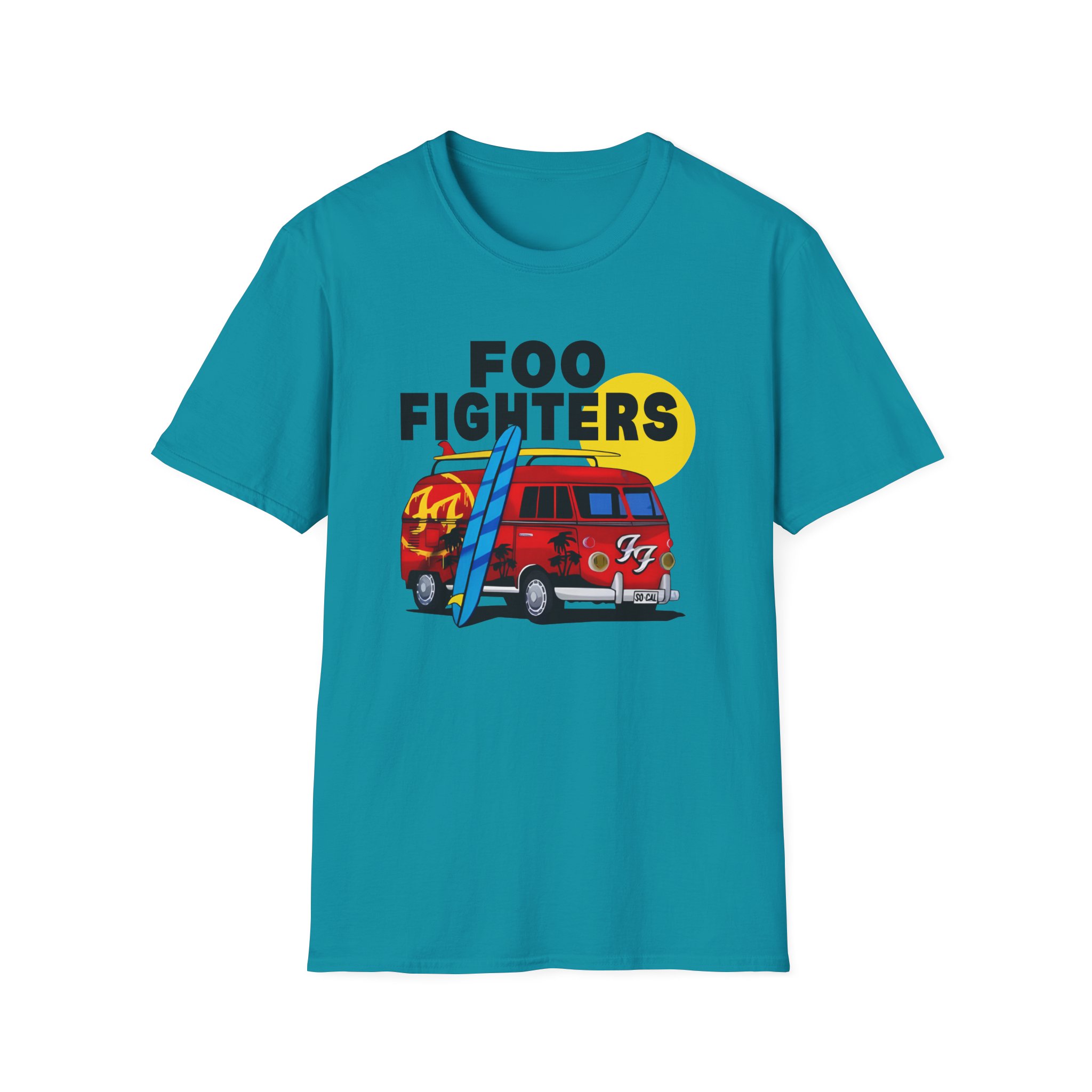 Foo Fighters Split Window Unisex Softstyle T-Shirt