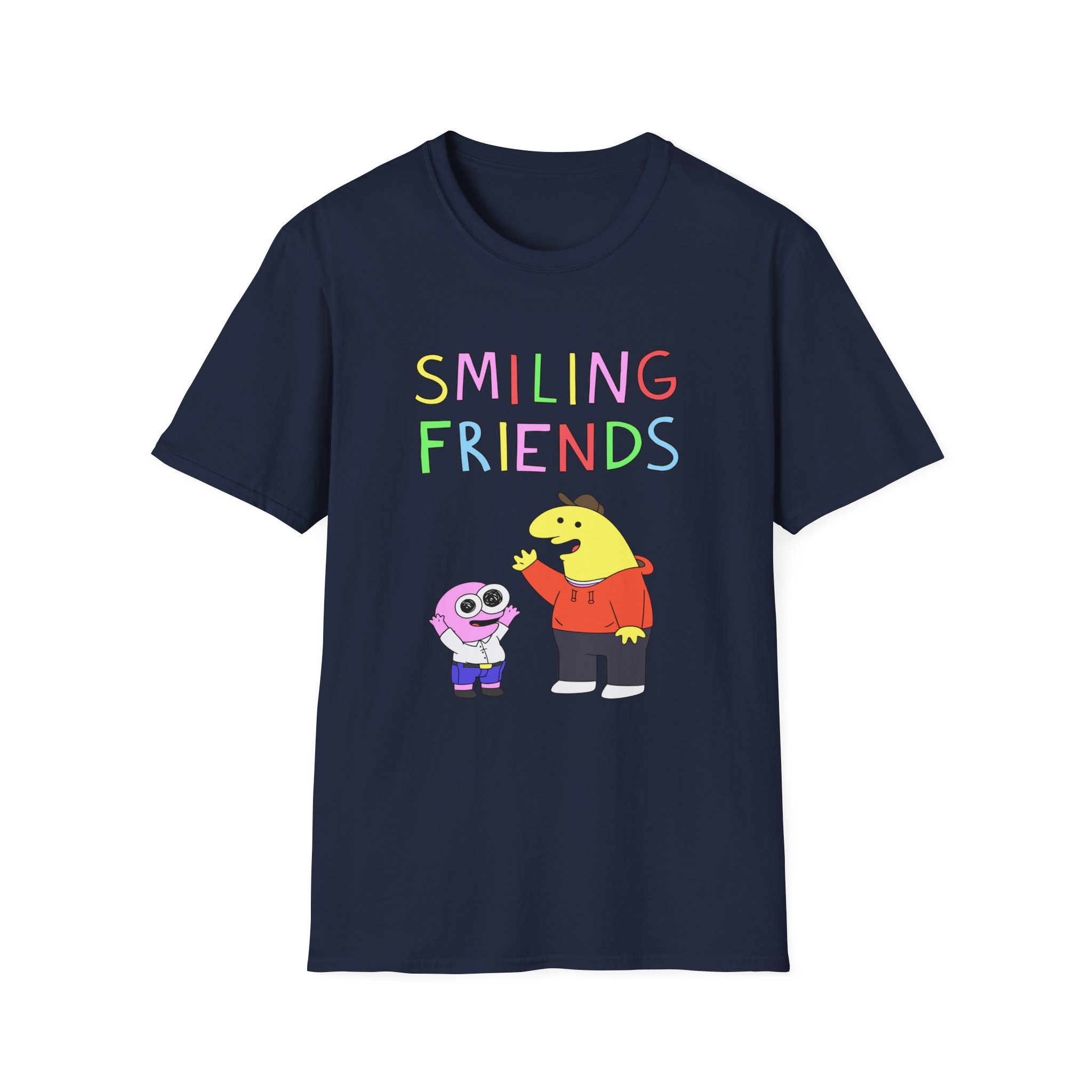 Smiling Friends Charlie Pim Allan Glep Unisex Softstyle T-shirt