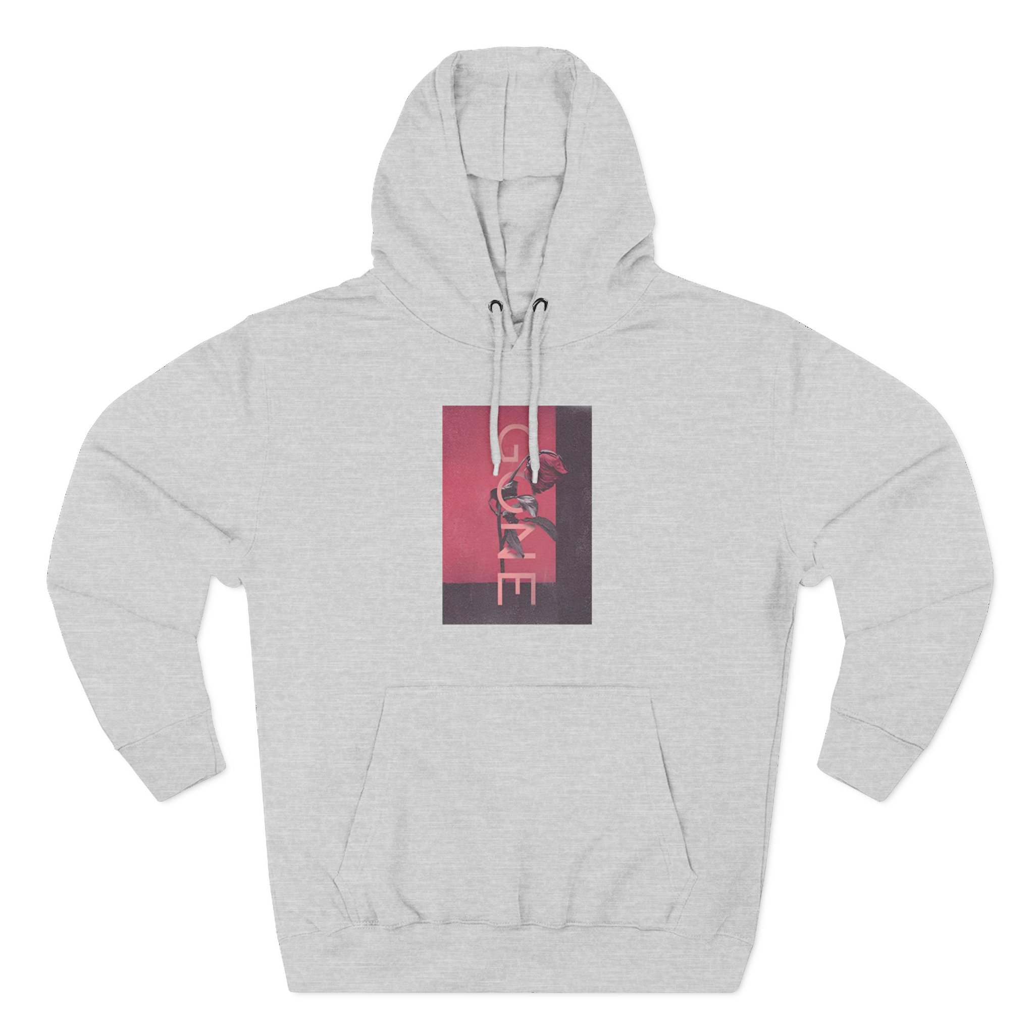B Rose Three-Panel Fleece Hoodie