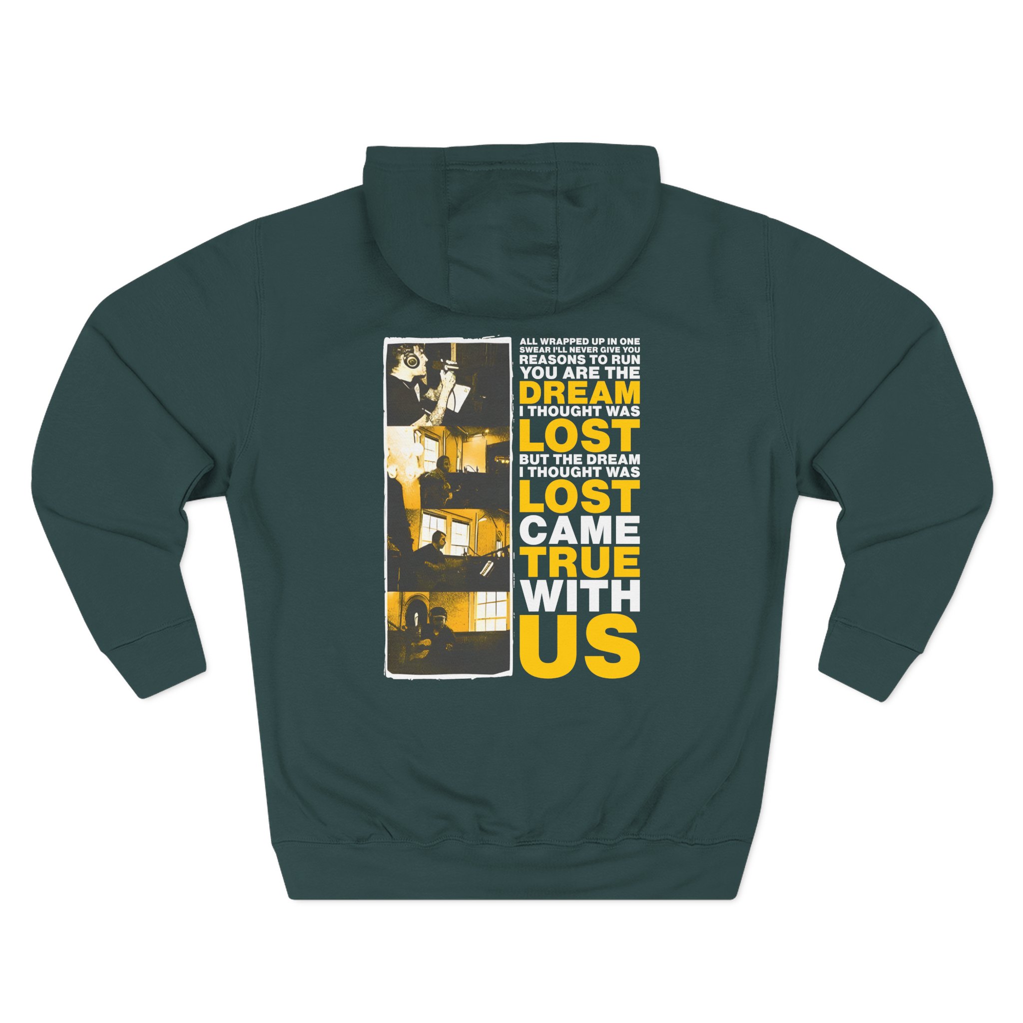 New Found Glory Hxc Lyrics Three-Panel Fleece Hoodie