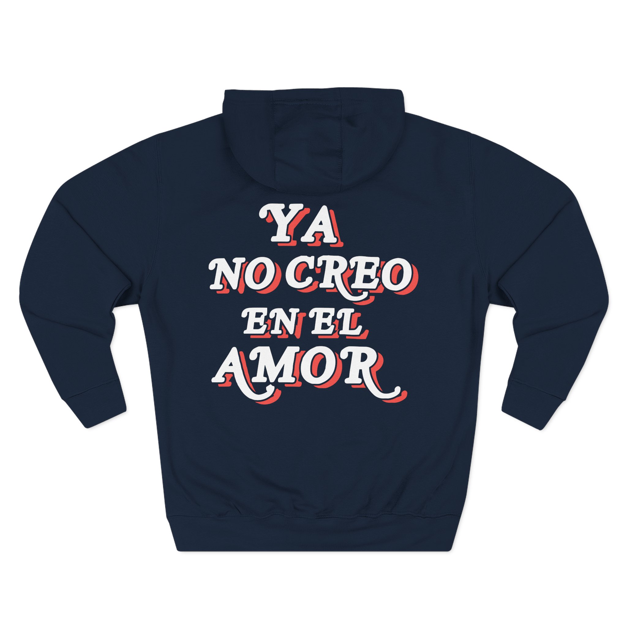 Chicos Toxicos Ya No Creo en El Amor Three-Panel Fleece Hoodie