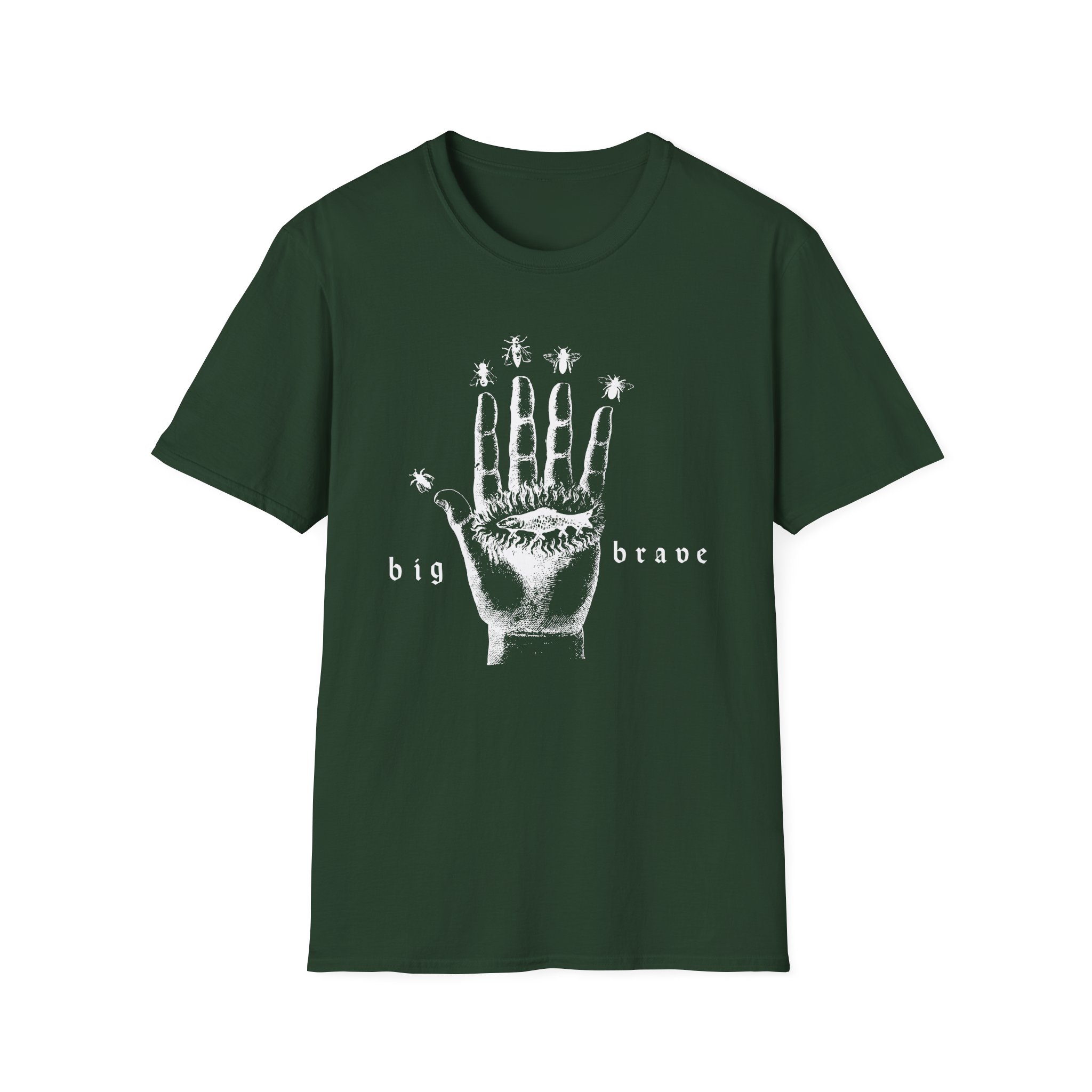 Big Brave Hand Unisex Softstyle T-Shirt