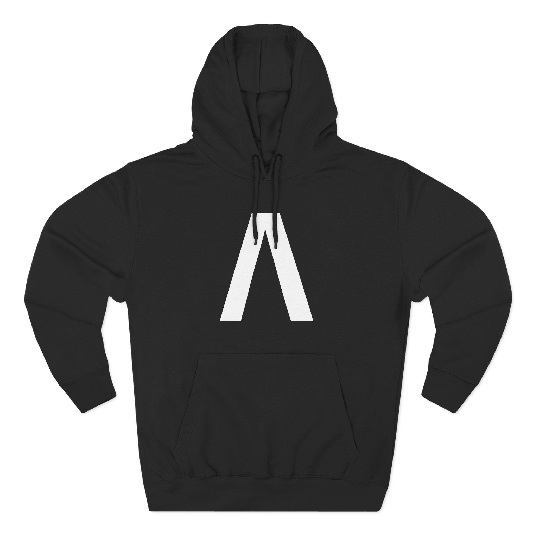 Axwell Logo Three-Panel Fleece Hoodie