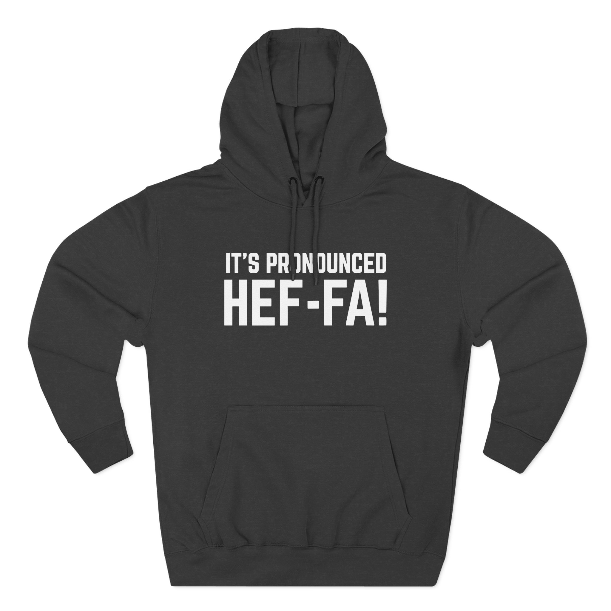 Hef Three-Panel Fleece Hoodie