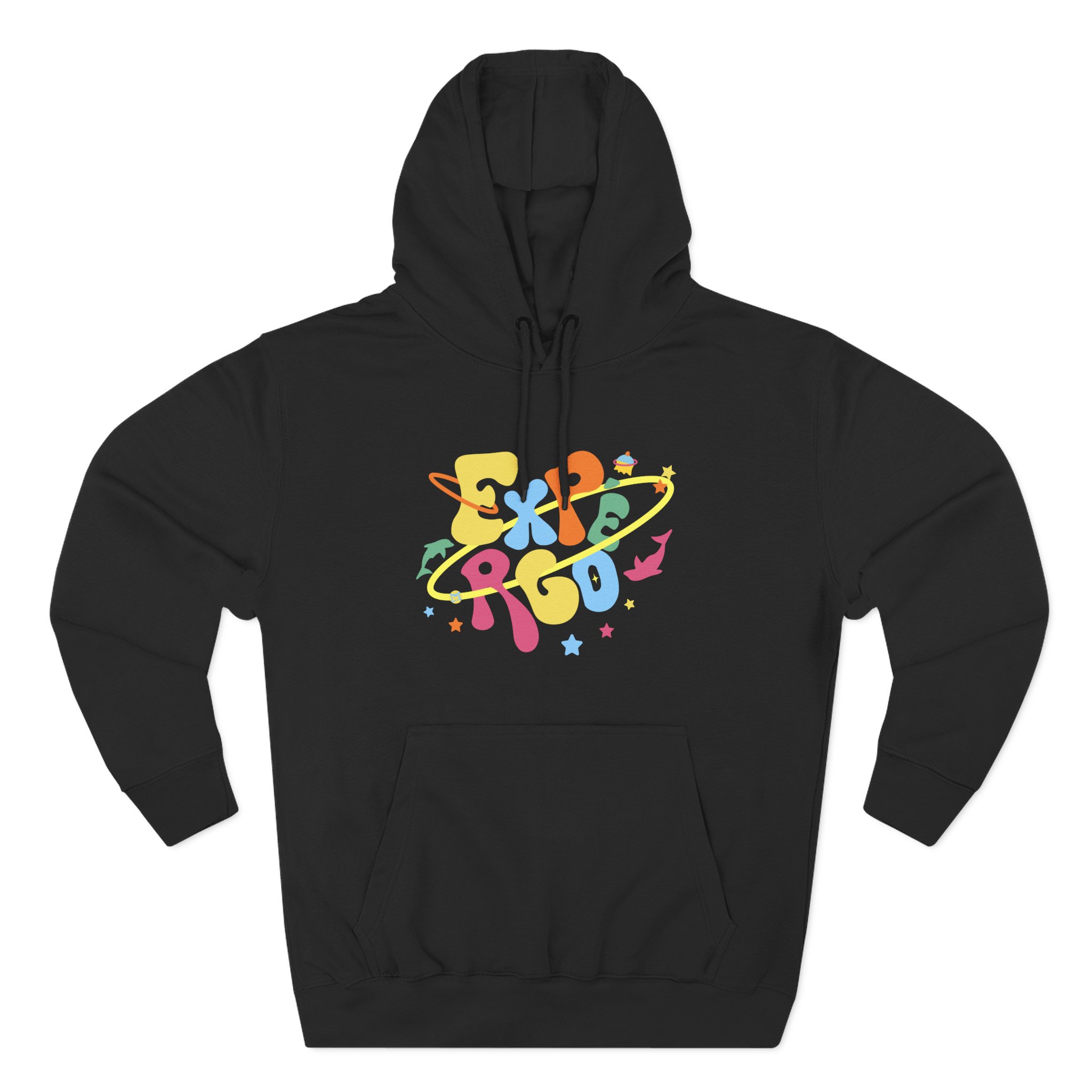 Nmixx Three-Panel Fleece Hoodie