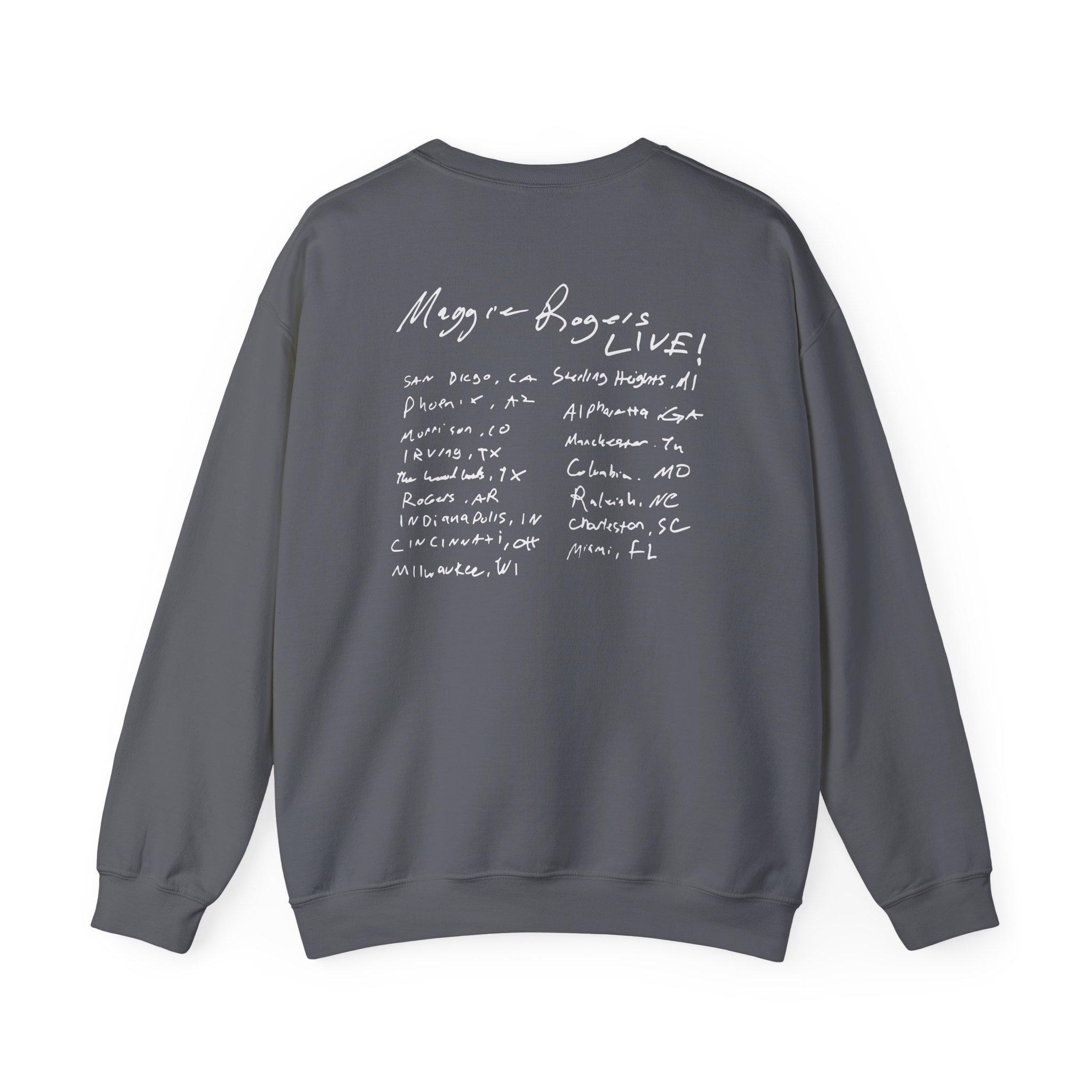 Maggie Rogers The Don't Forget Me Unisex Heavy Blendâ„¢ Crewneck Sweatshirt