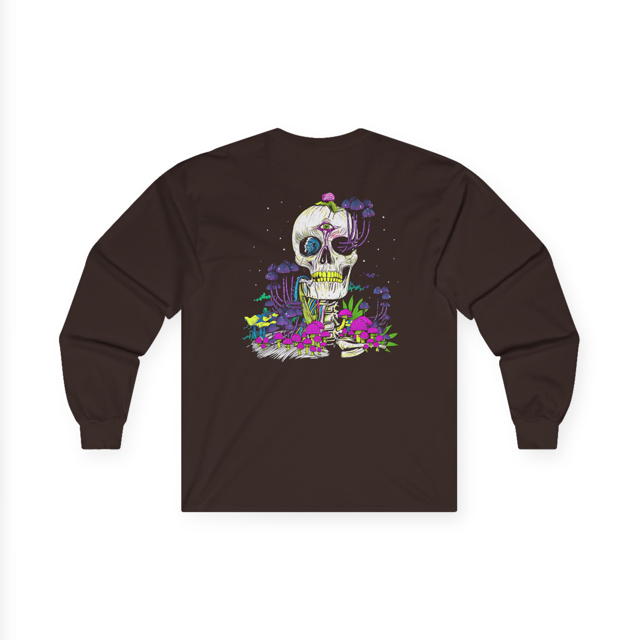 Incubus Magic Mushroom Skull Unisex Ultra Cotton Long Sleeve Tee