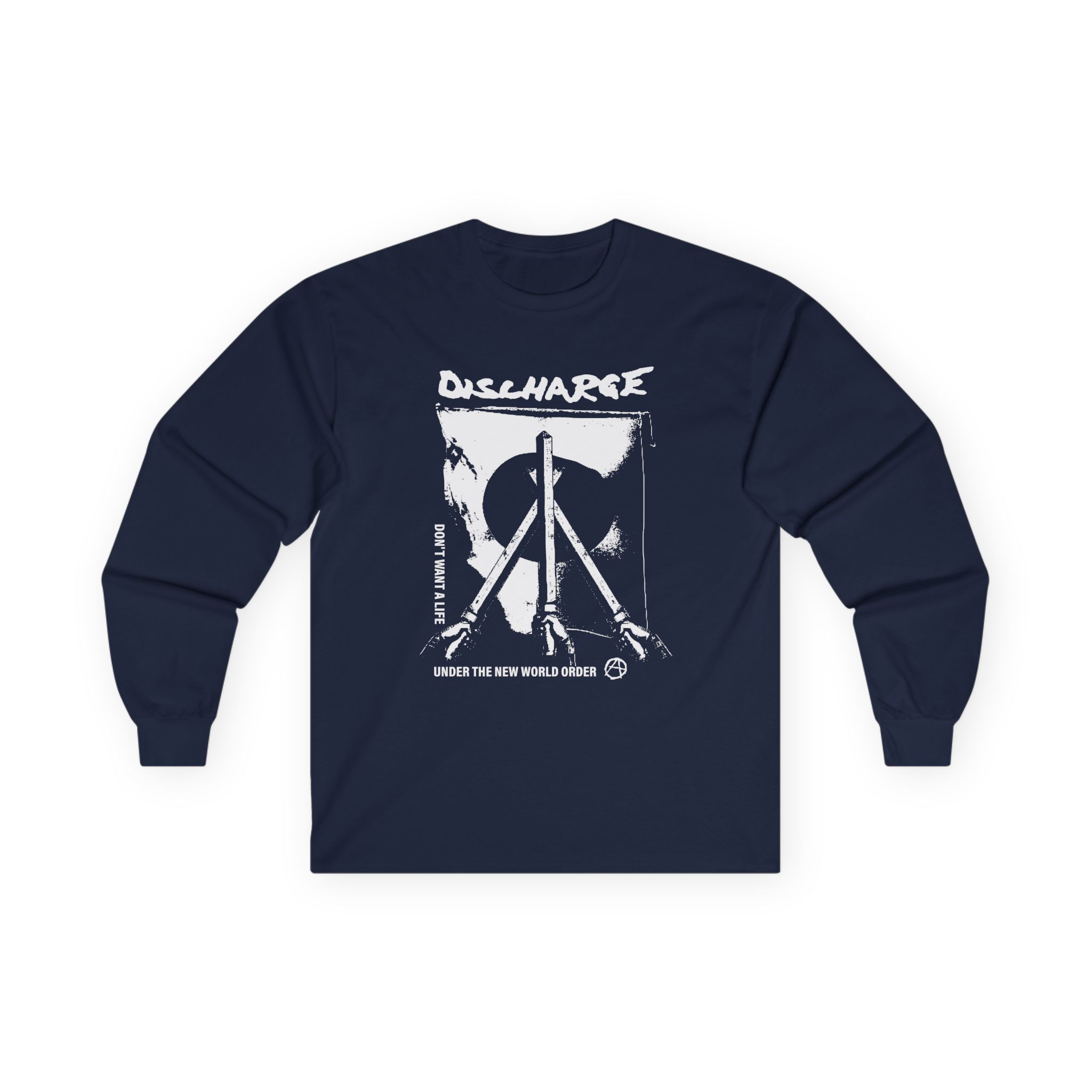 Discharge New World Order Unisex Ultra Cotton Long Sleeve Tee