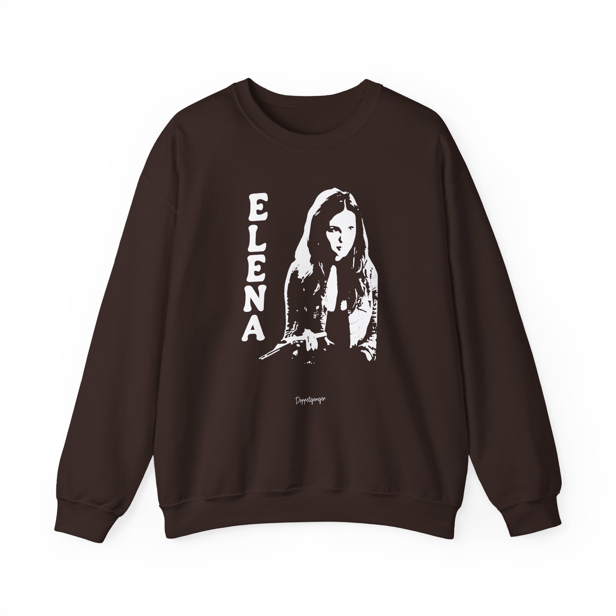 Nina Dobrev Reversible Doppelganger Unisex Heavy Blendâ„¢ Crewneck Sweatshirt