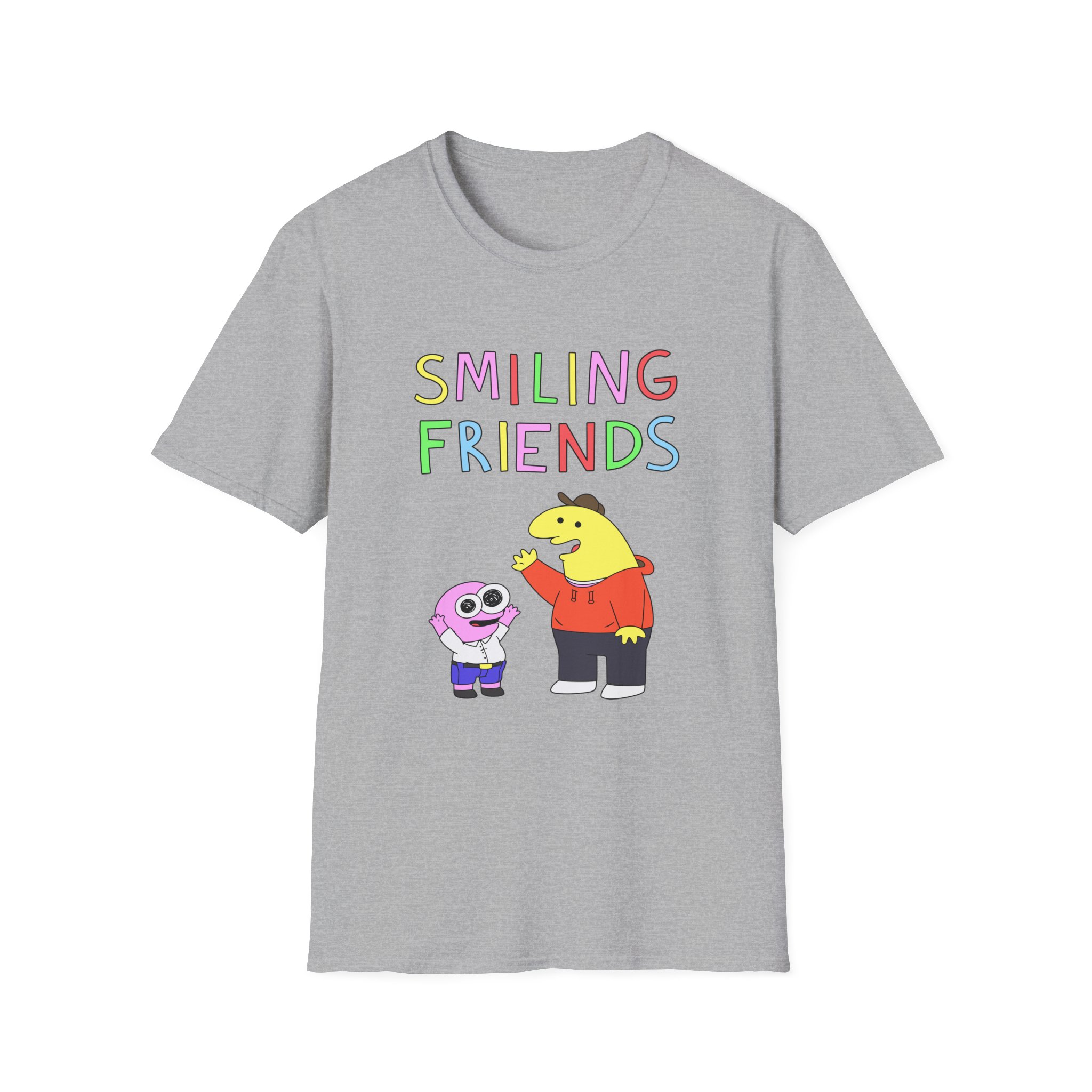 Smiling Friends Charlie Pim Allan Glep Unisex Softstyle T-shirt