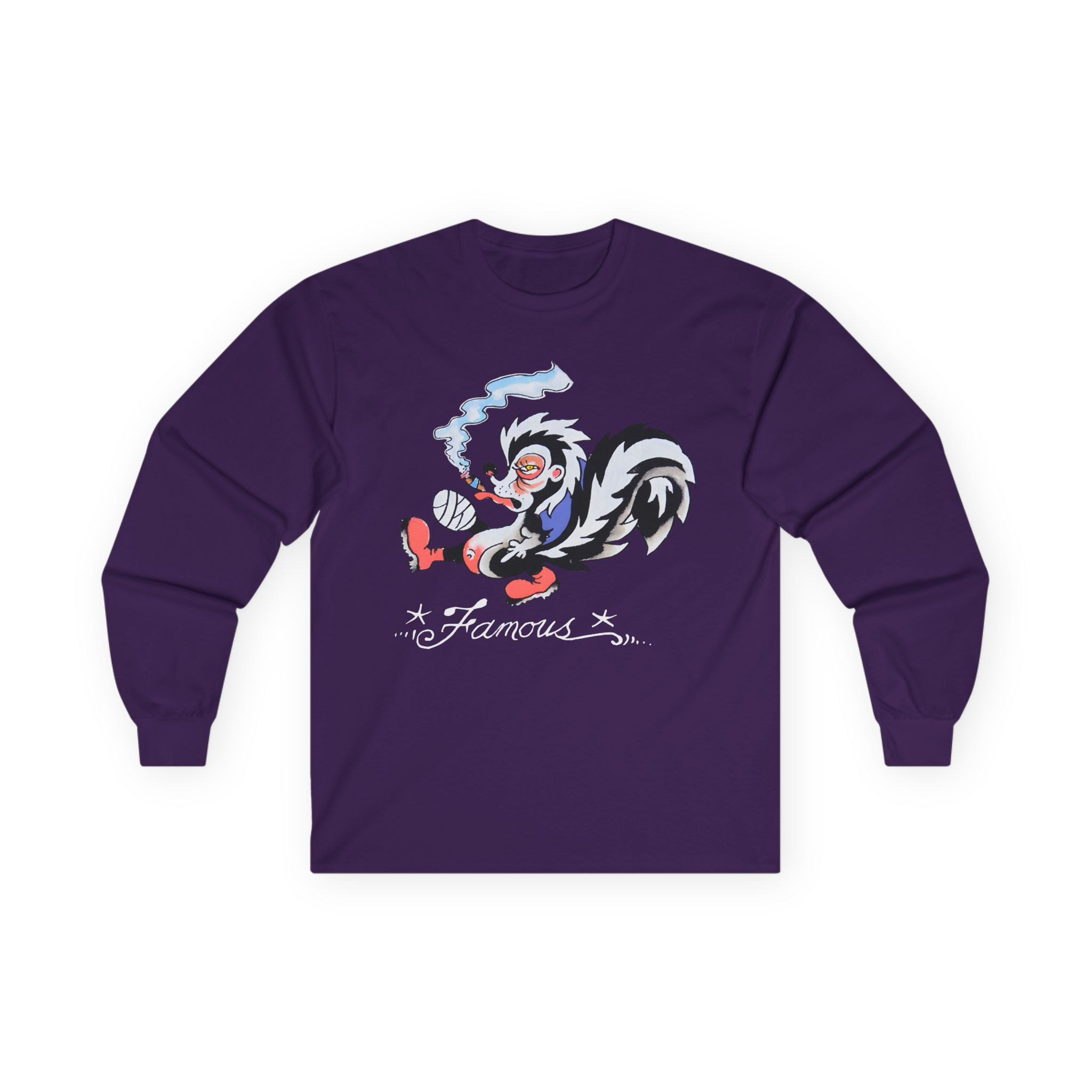 Kim Petras Famous Skunk Boxy Unisex Ultra Cotton Long Sleeve Tee